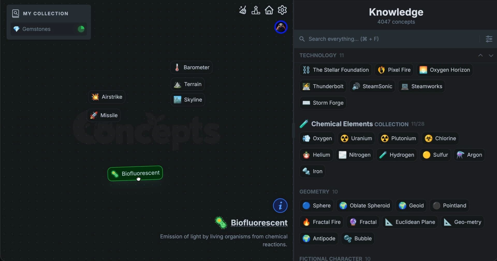 Concepts screenshot 1