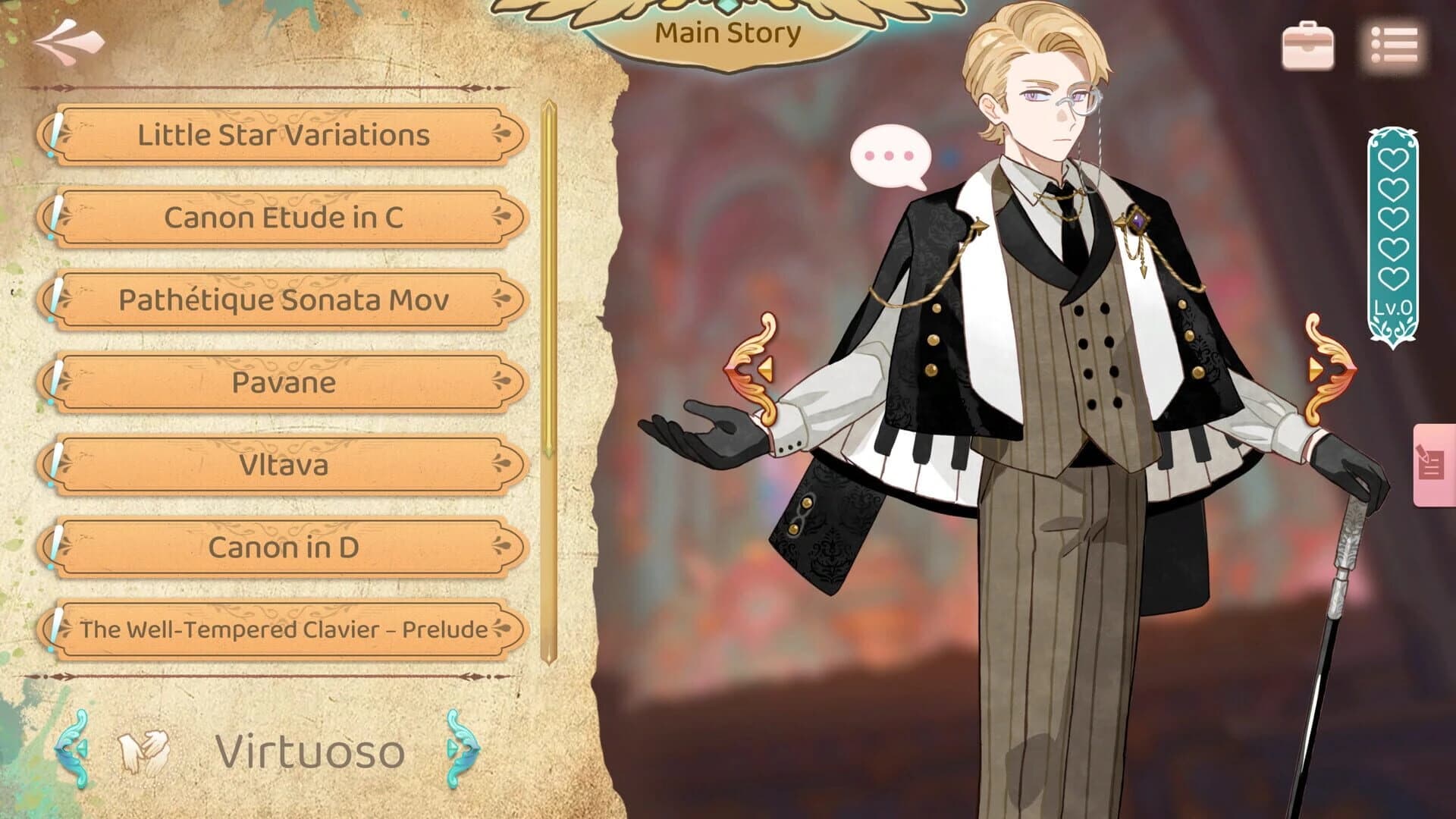 Concerto on White: Cajon Story screenshot 5