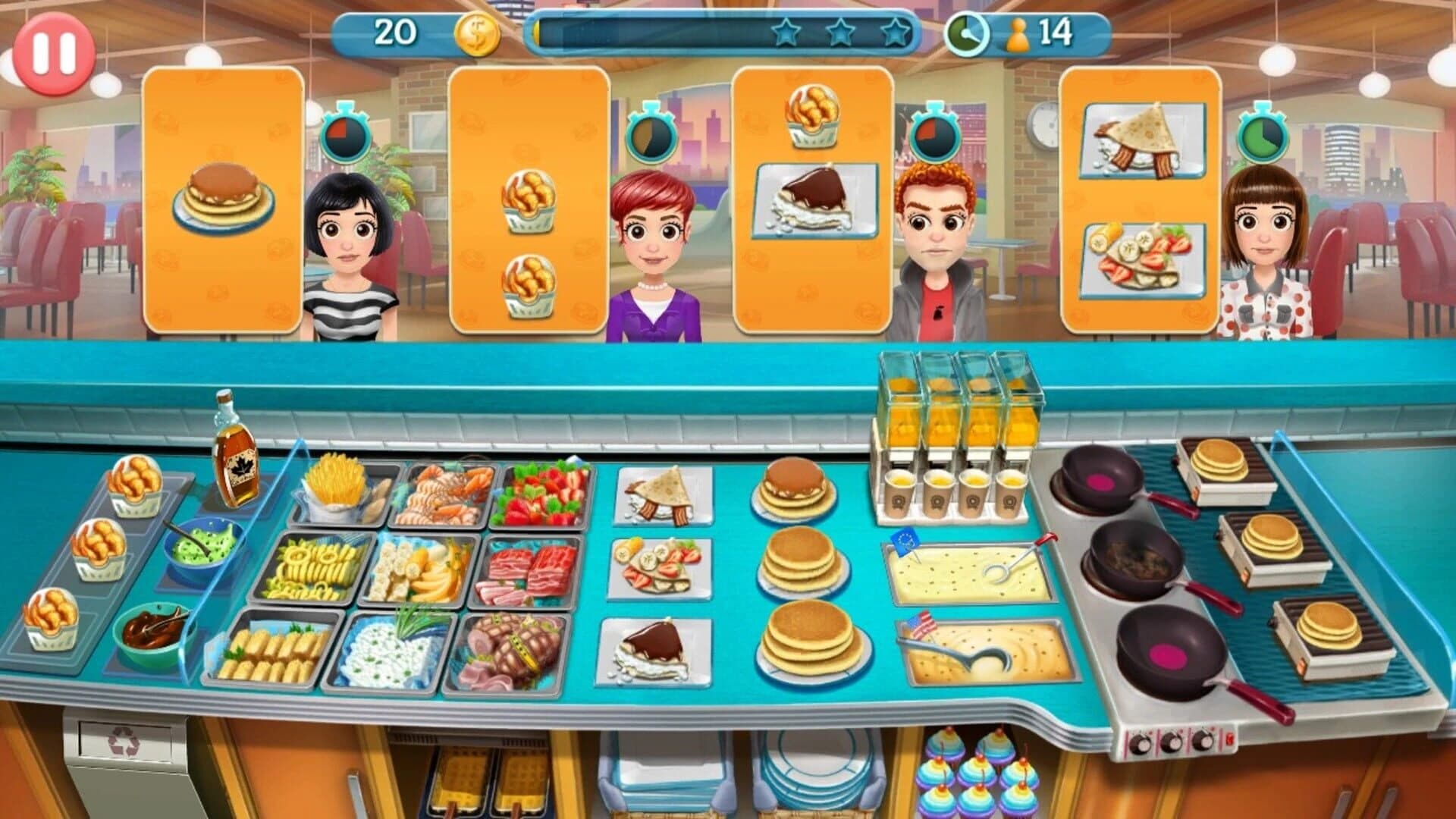 Cooking Arena: Pancake Bar Tycoon screenshot 2