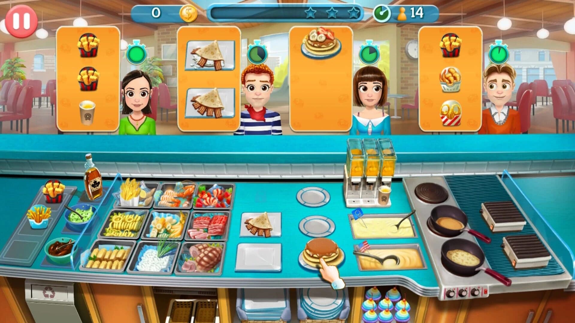 Cooking Arena: Pancake Bar Tycoon screenshot 4