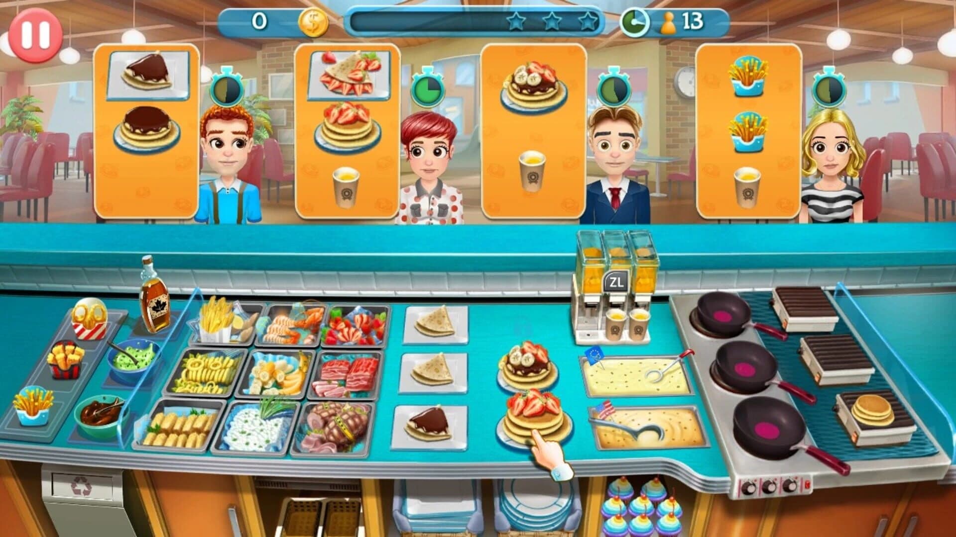 Cooking Arena: Pancake Bar Tycoon screenshot 1