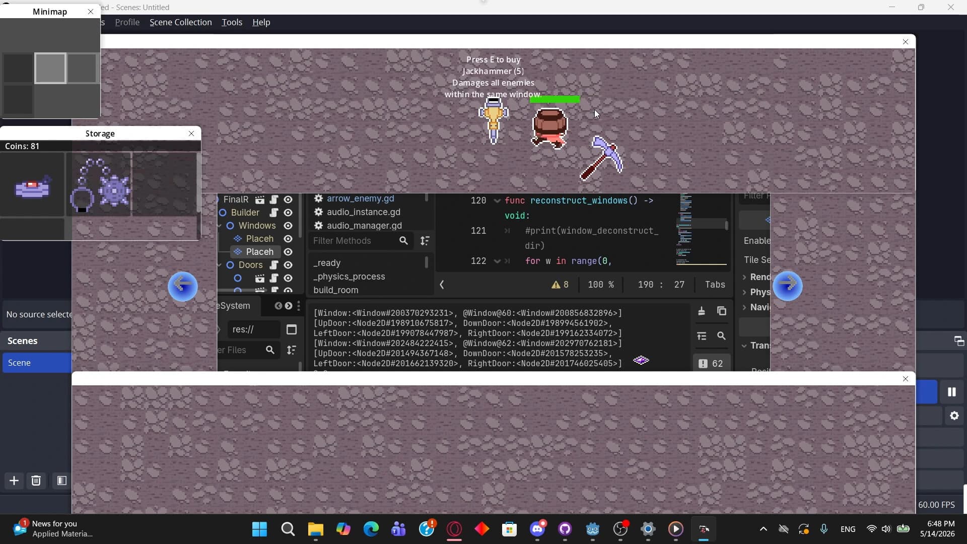 Coredump screenshot 2
