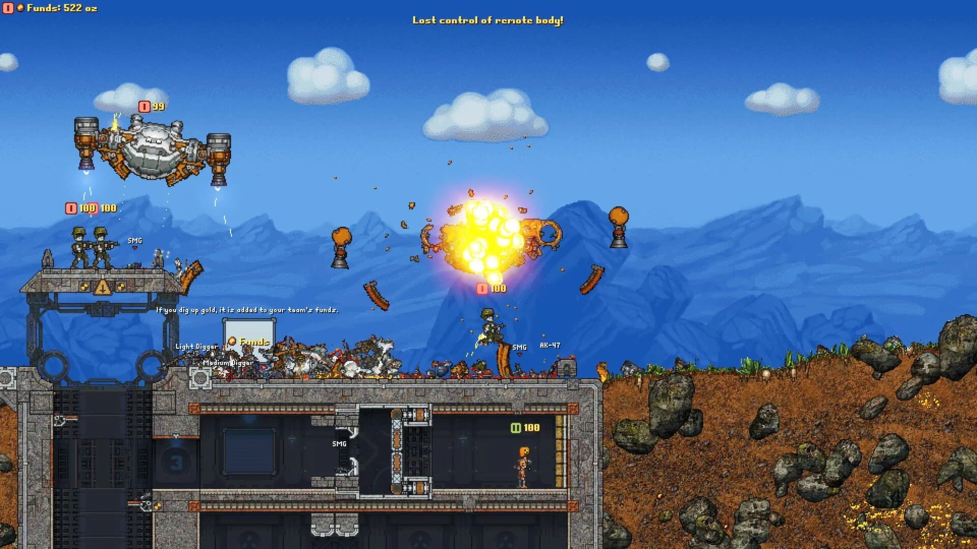 Cortex Command screenshot 1