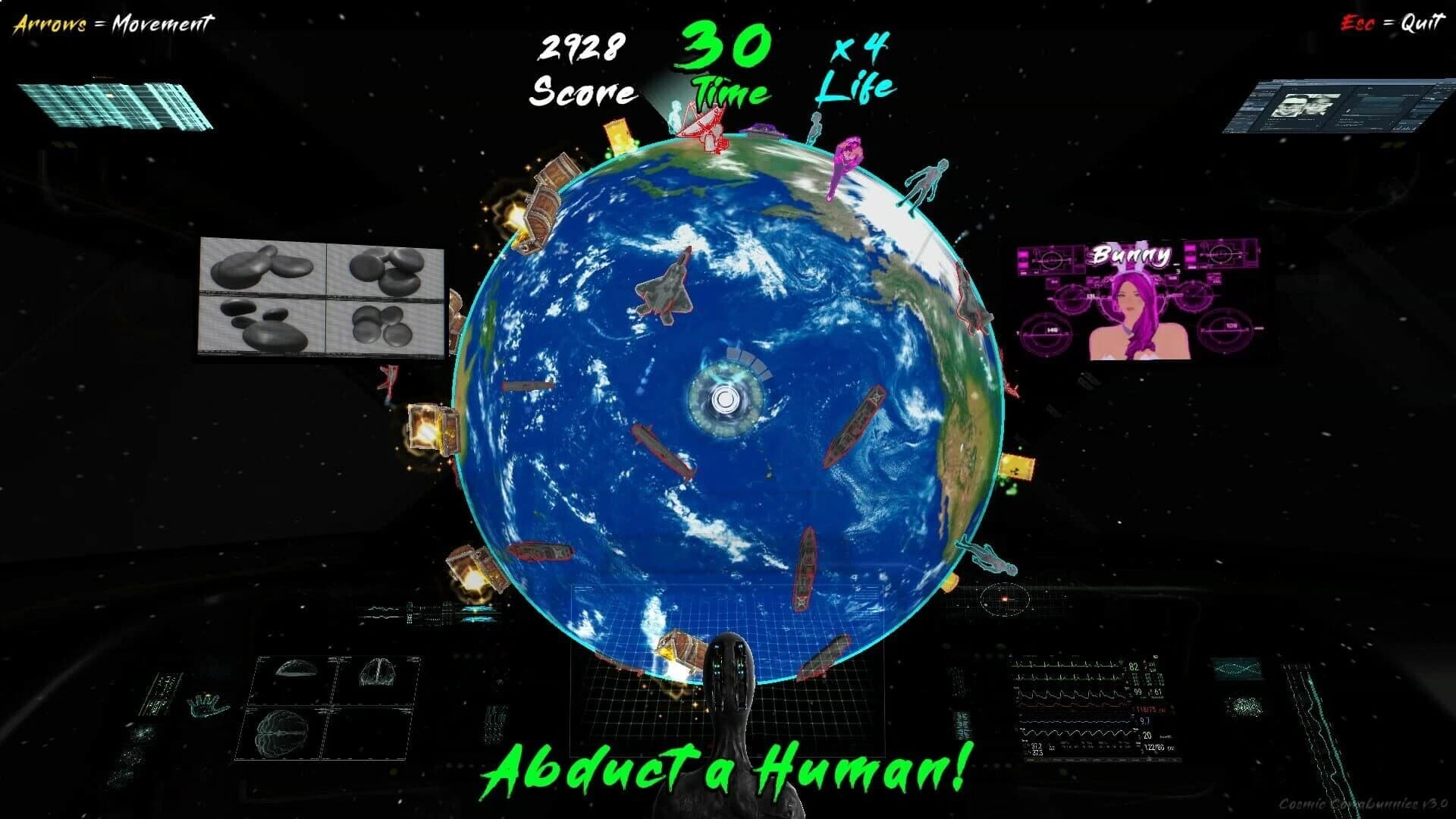 Cosmic Cowabunnies screenshot 3
