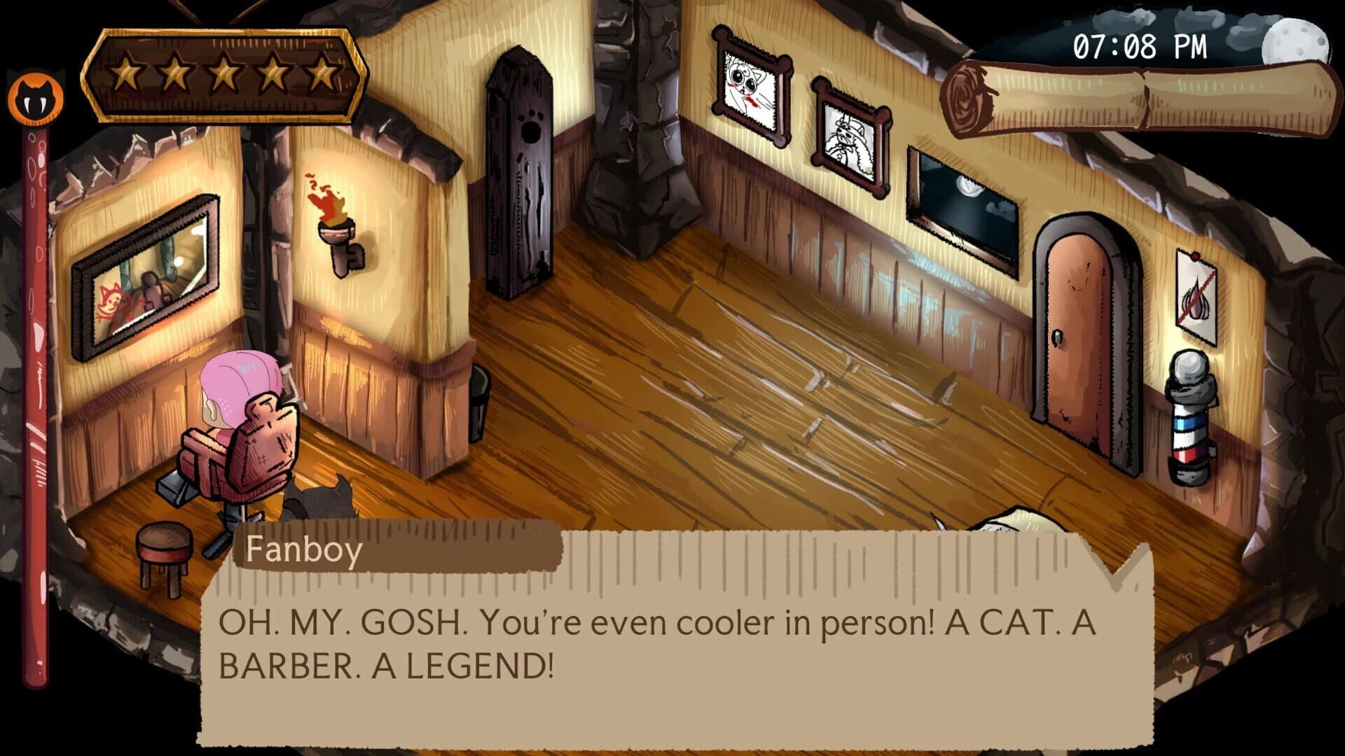 Count Meowcula's Barbershop screenshot 2
