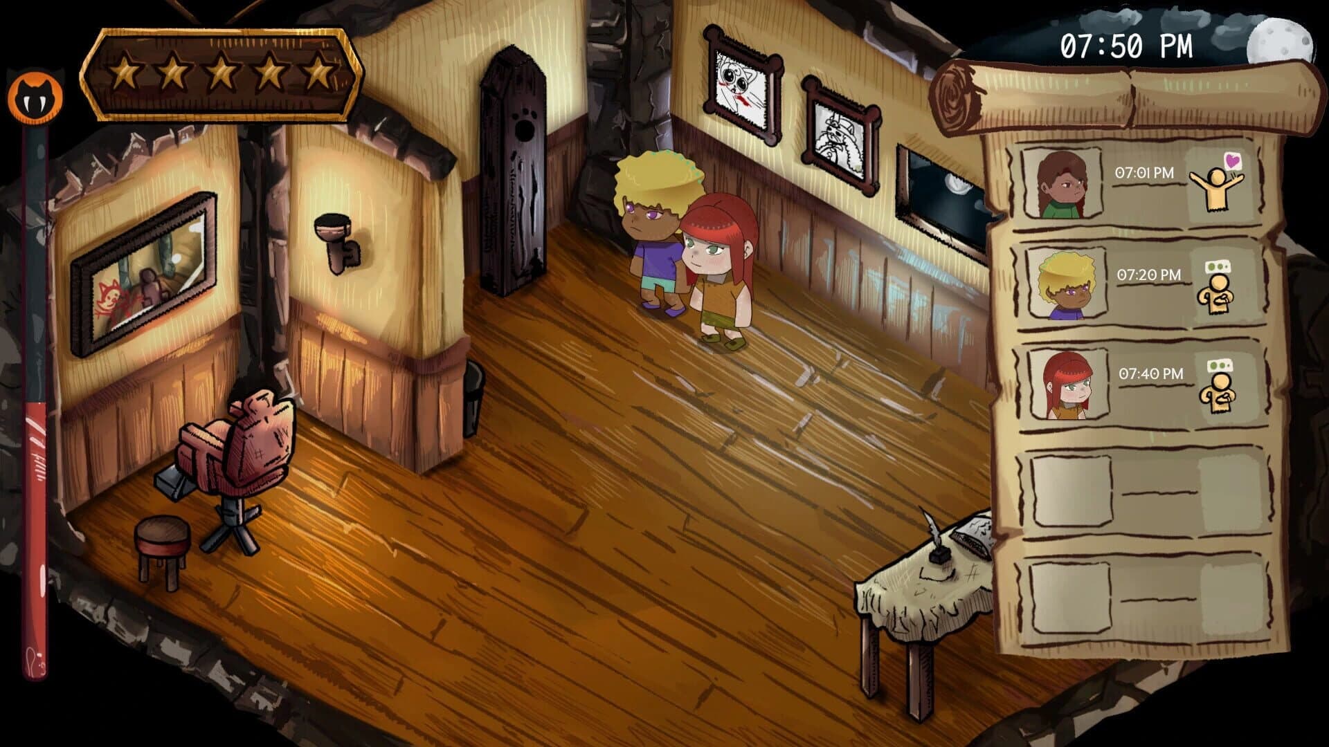 Count Meowcula's Barbershop screenshot 1