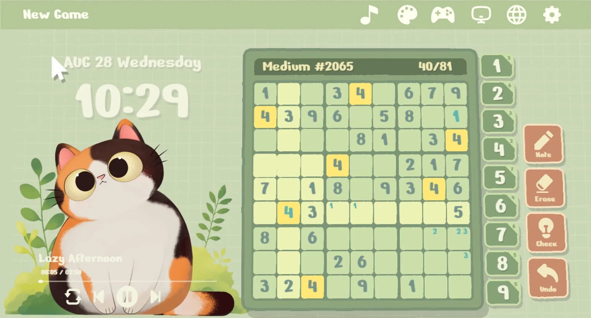 Cozy Sudoku screenshot 3