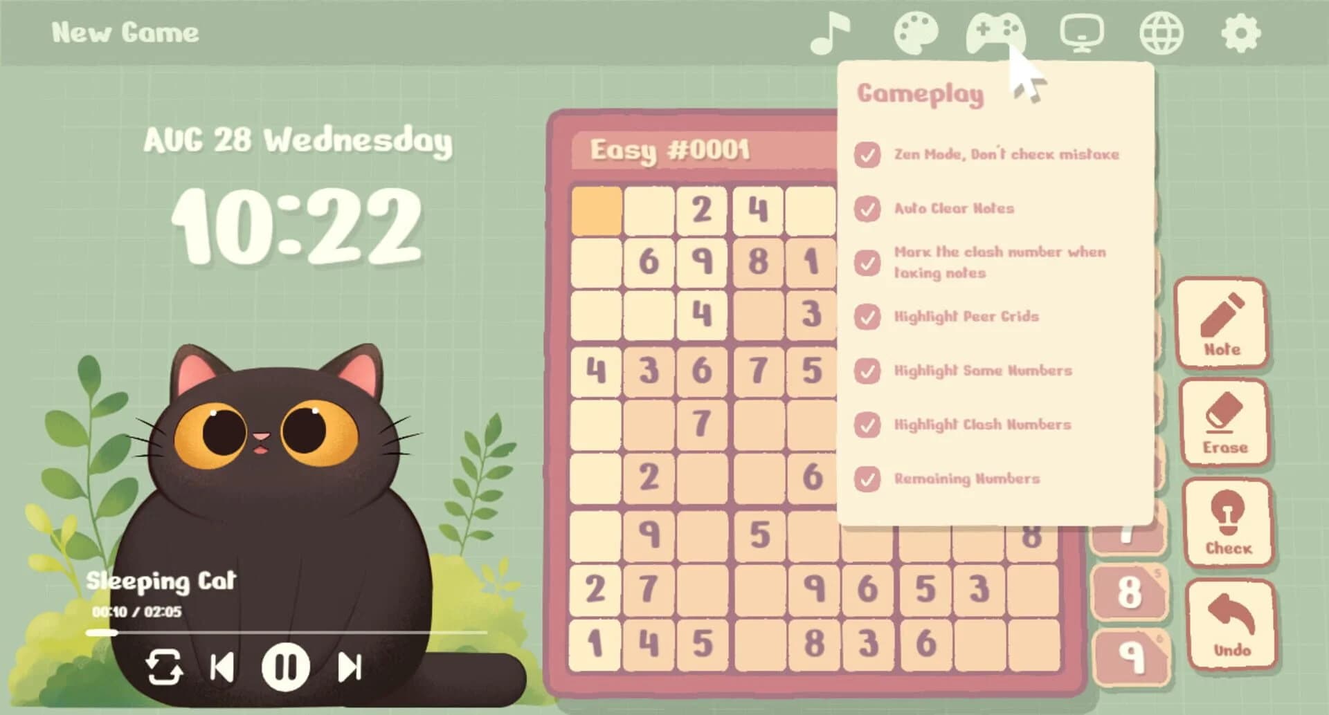 Cozy Sudoku screenshot 5