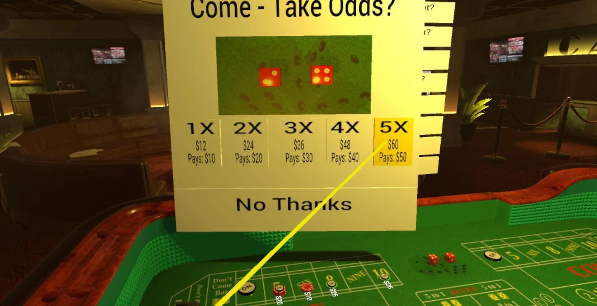 CrapsVR screenshot 2