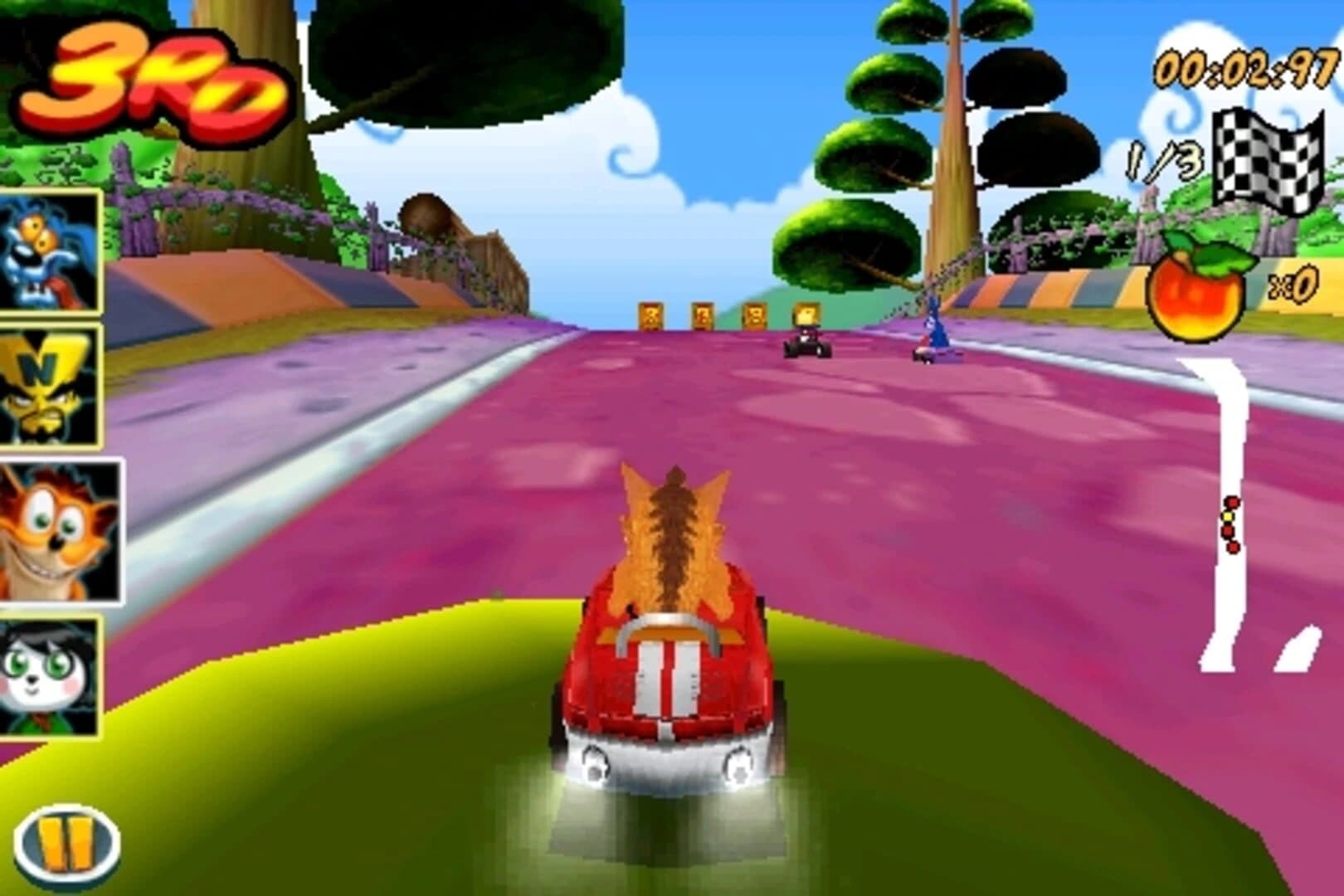 Crash Bandicoot Nitro Kart 3D screenshot 1