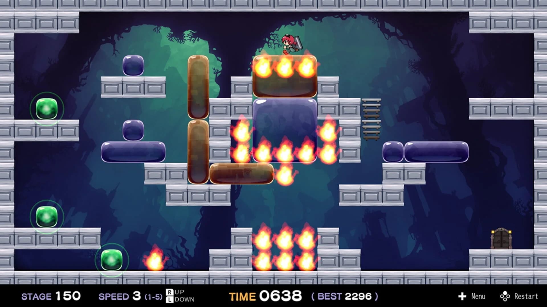 Crash Puzzle Hammer-San screenshot 2