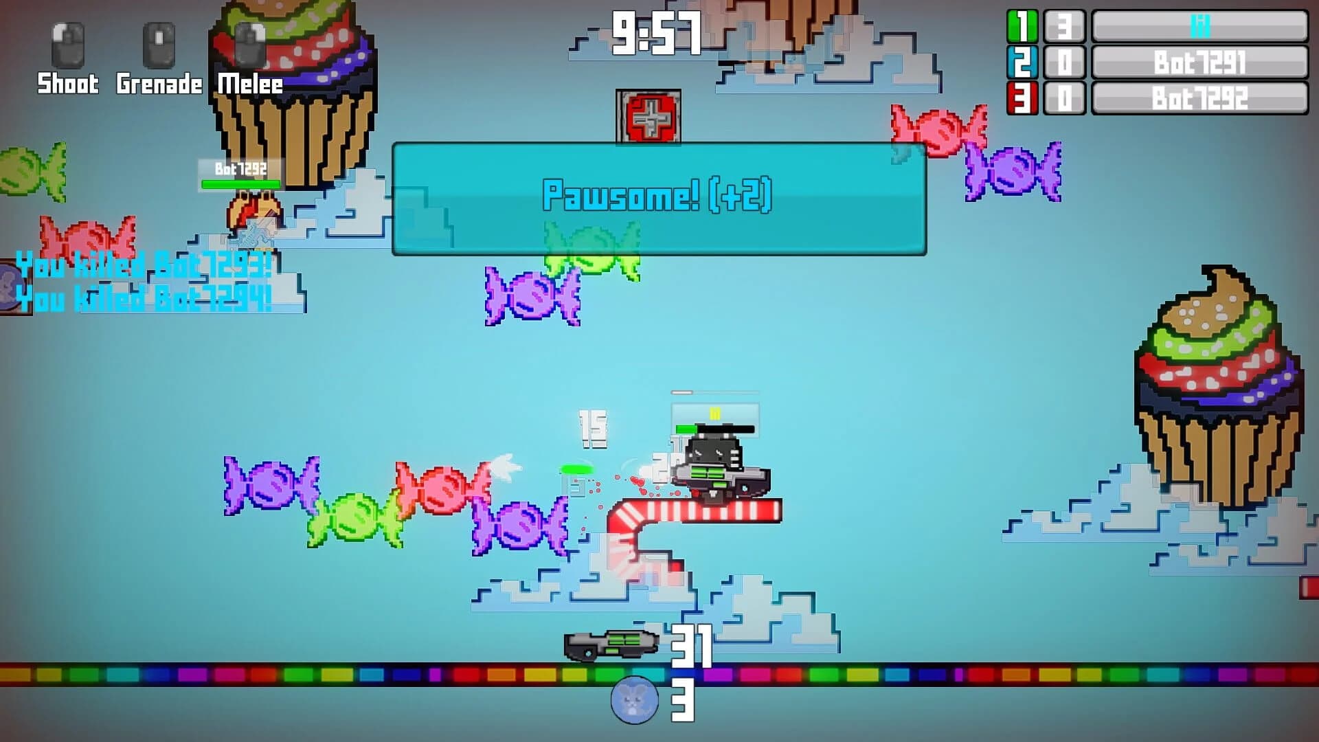 Crazy Critters: Combat Cats screenshot 3