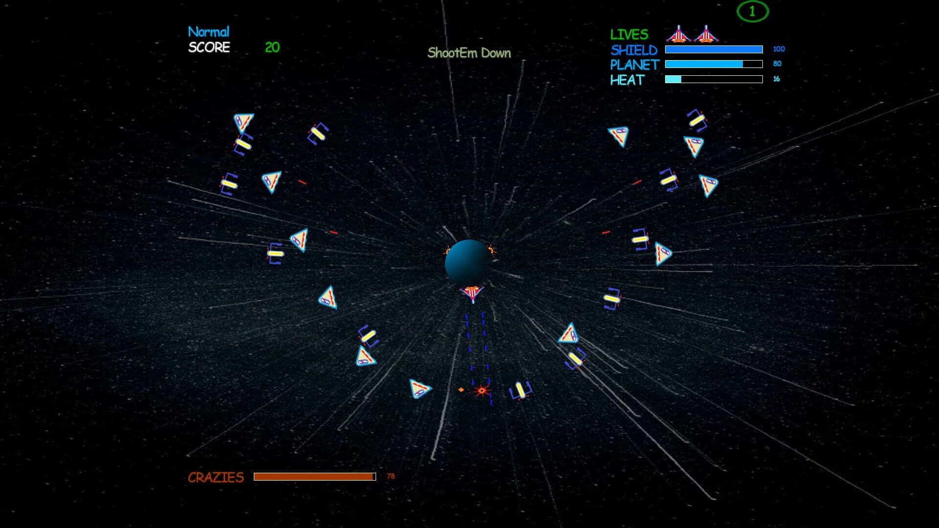 Crazy Invader ShootEm Down screenshot 5