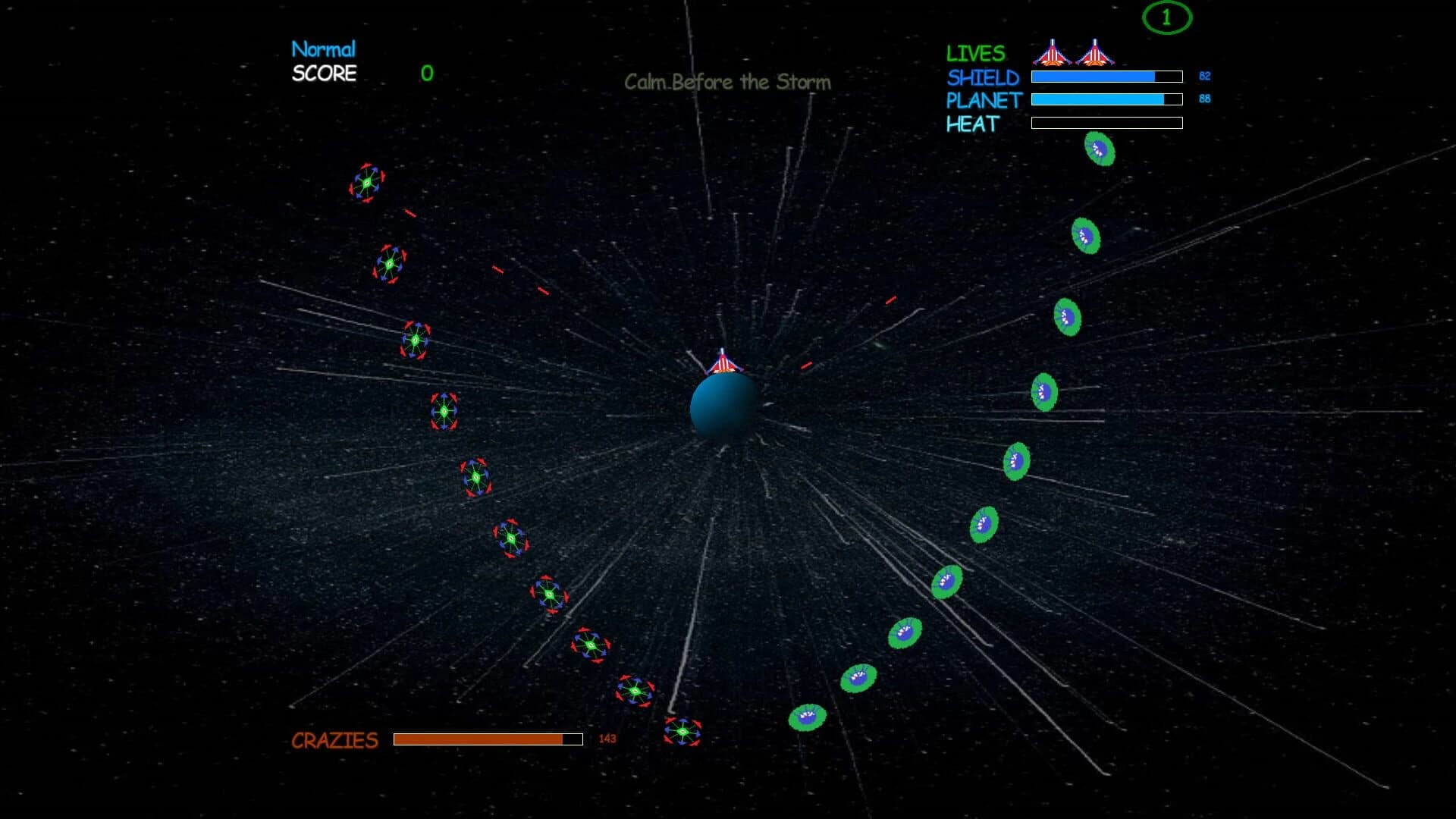 Crazy Invader ShootEm Down screenshot 2