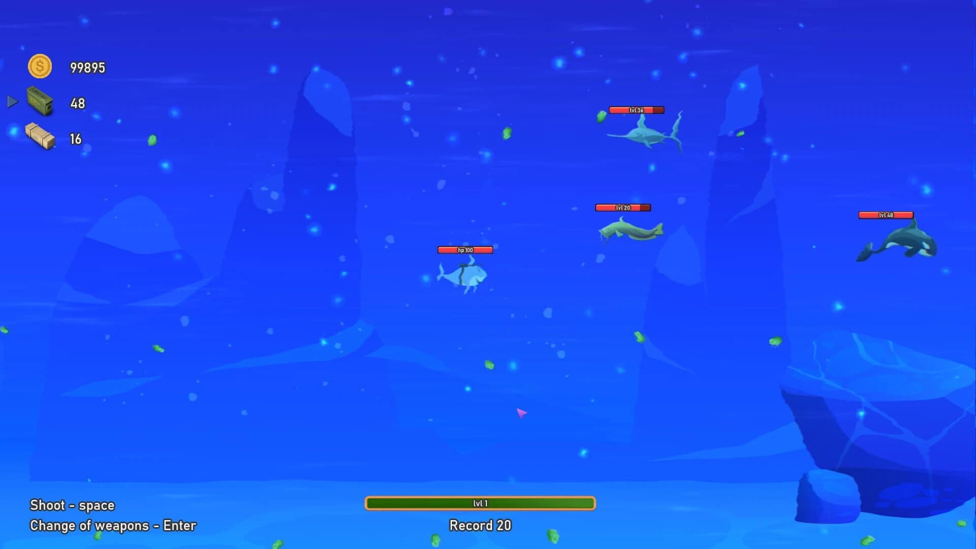 Crazy Shark screenshot 1