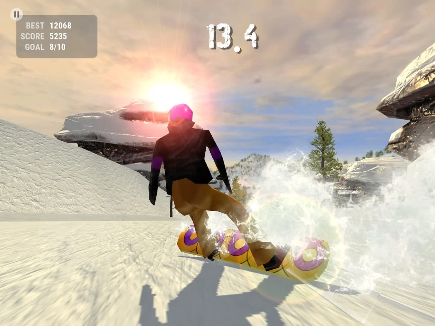Crazy Snowboard screenshot 2