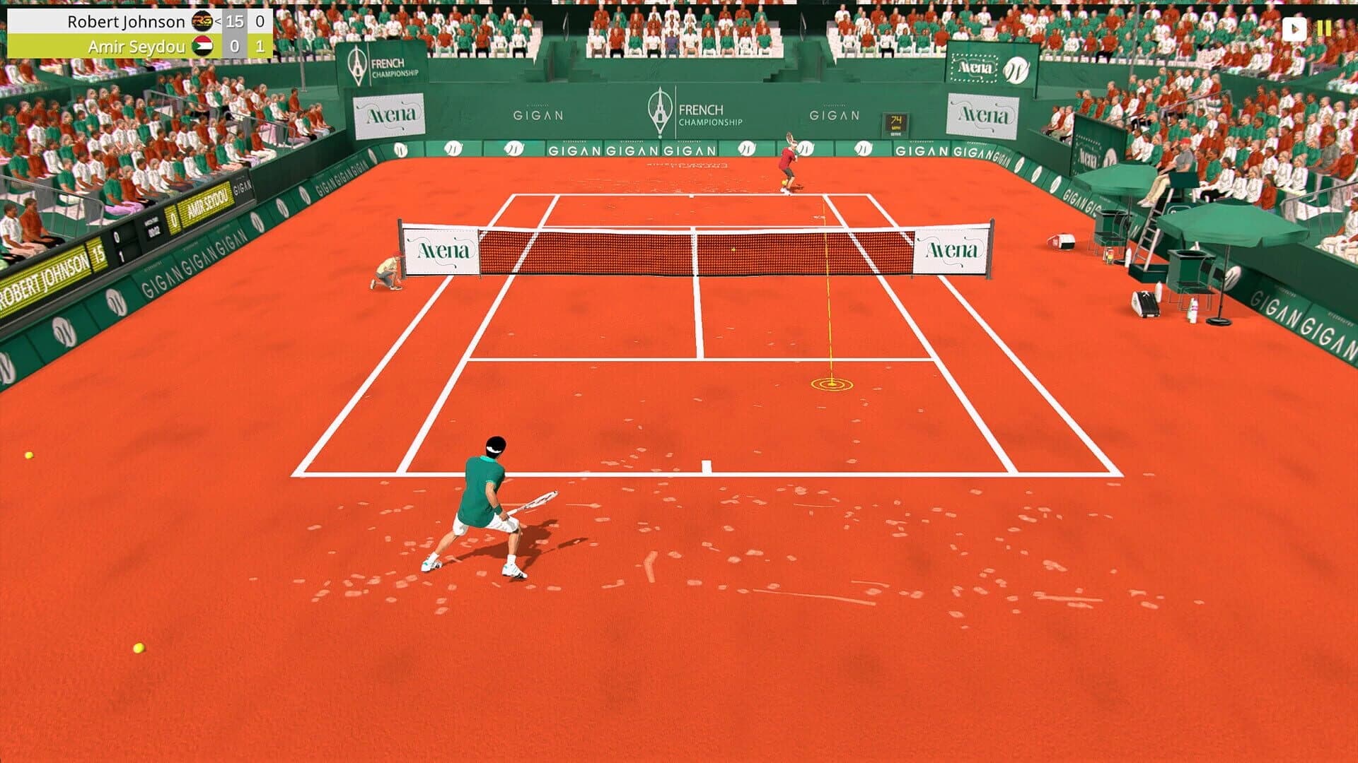 Cross Court Tennis 3 screenshot 1