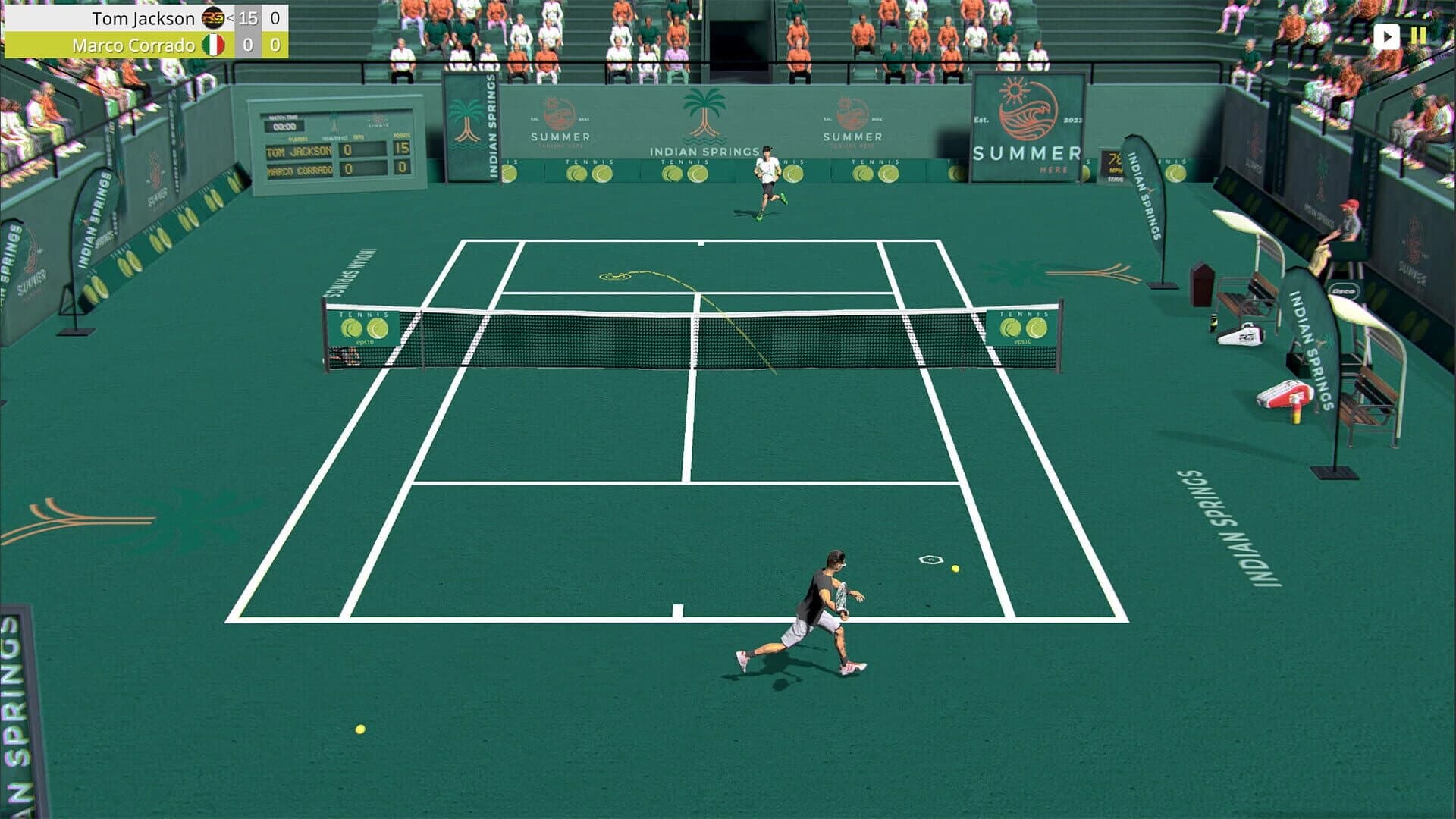 Cross Court Tennis 3 screenshot 5