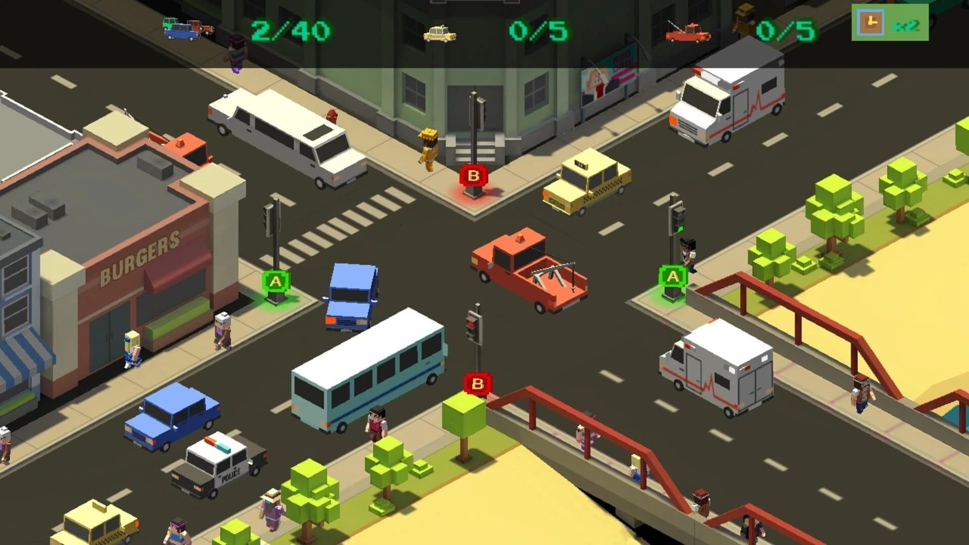 Crossroad Simulator screenshot 1