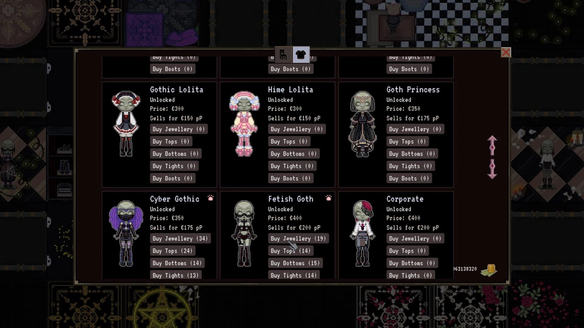 Crow's Curated Closet: Shop Simulator screenshot 2
