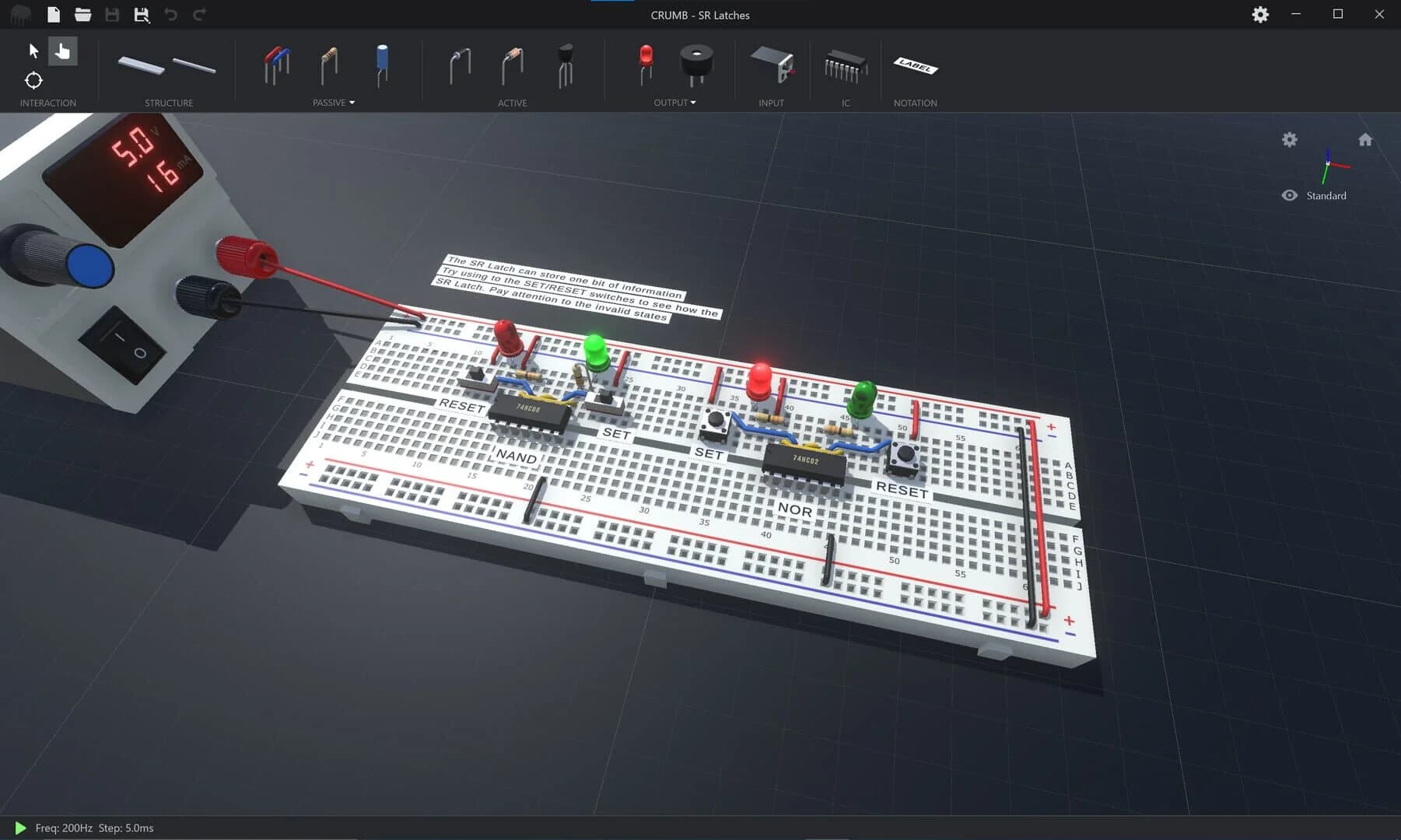Crumb Circuit Simulator screenshot 5