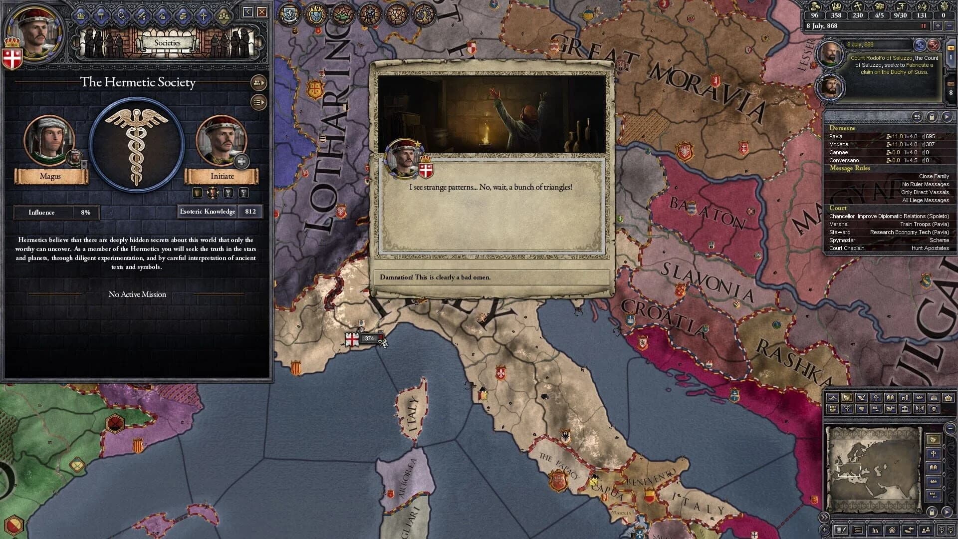 Crusader Kings II: Monks and Mystics screenshot 1