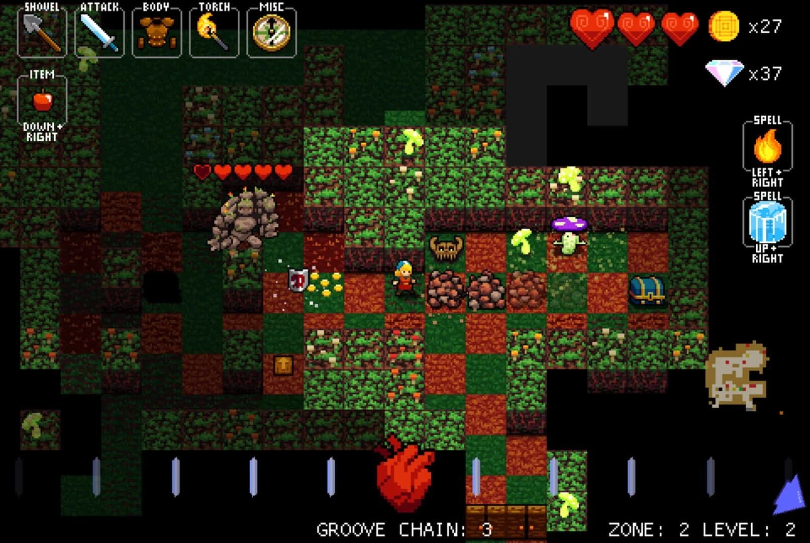 Crypt of the NecroDancer screenshot 1