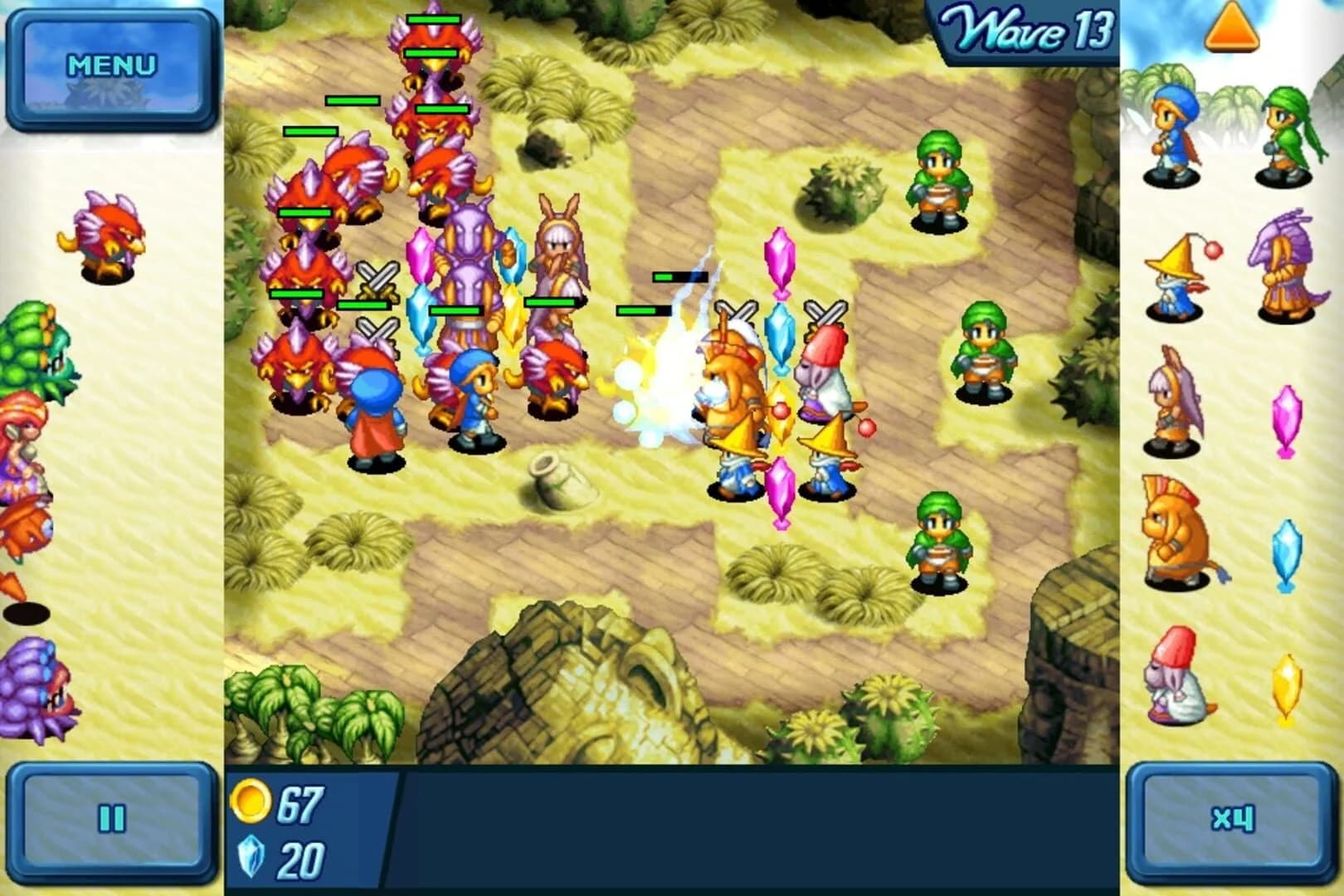 Crystal Defenders screenshot 4