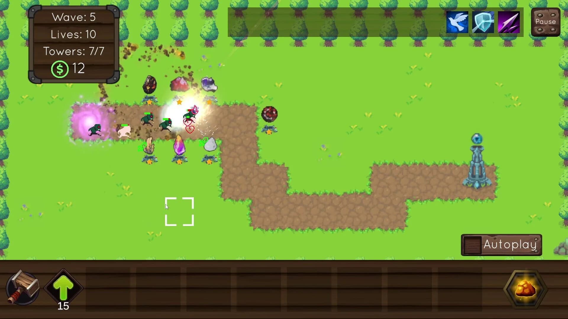 Crystal Guard TD screenshot 1