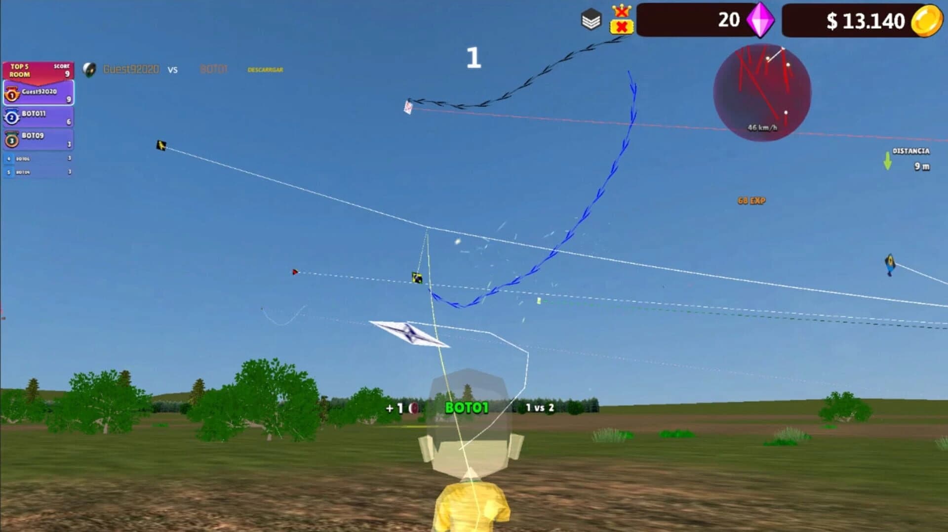 CS Diamantes Pipas: Kite Game screenshot 5