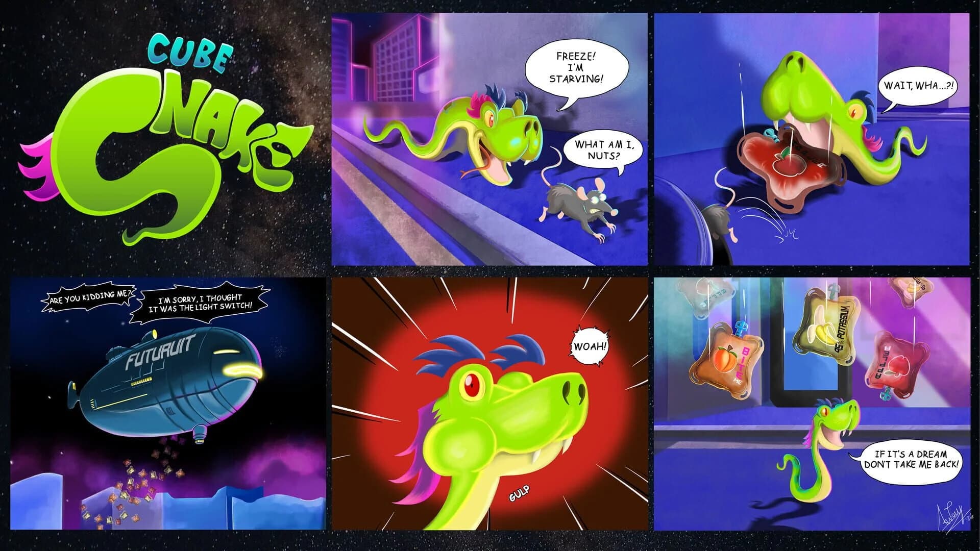 Cube Snake screenshot 1