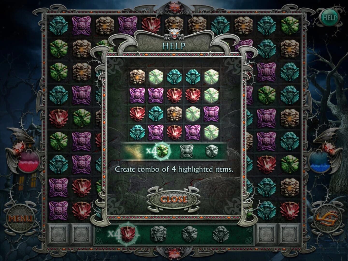 Cursed House Match 3 Puzzle screenshot 5