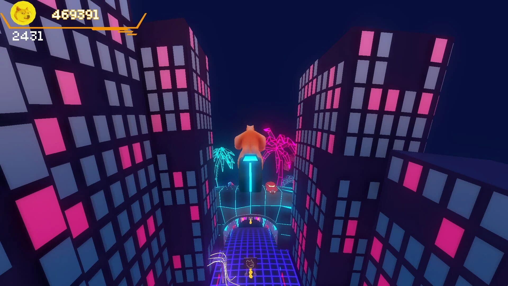 Cyber-doge 2077: Meme runner screenshot 1