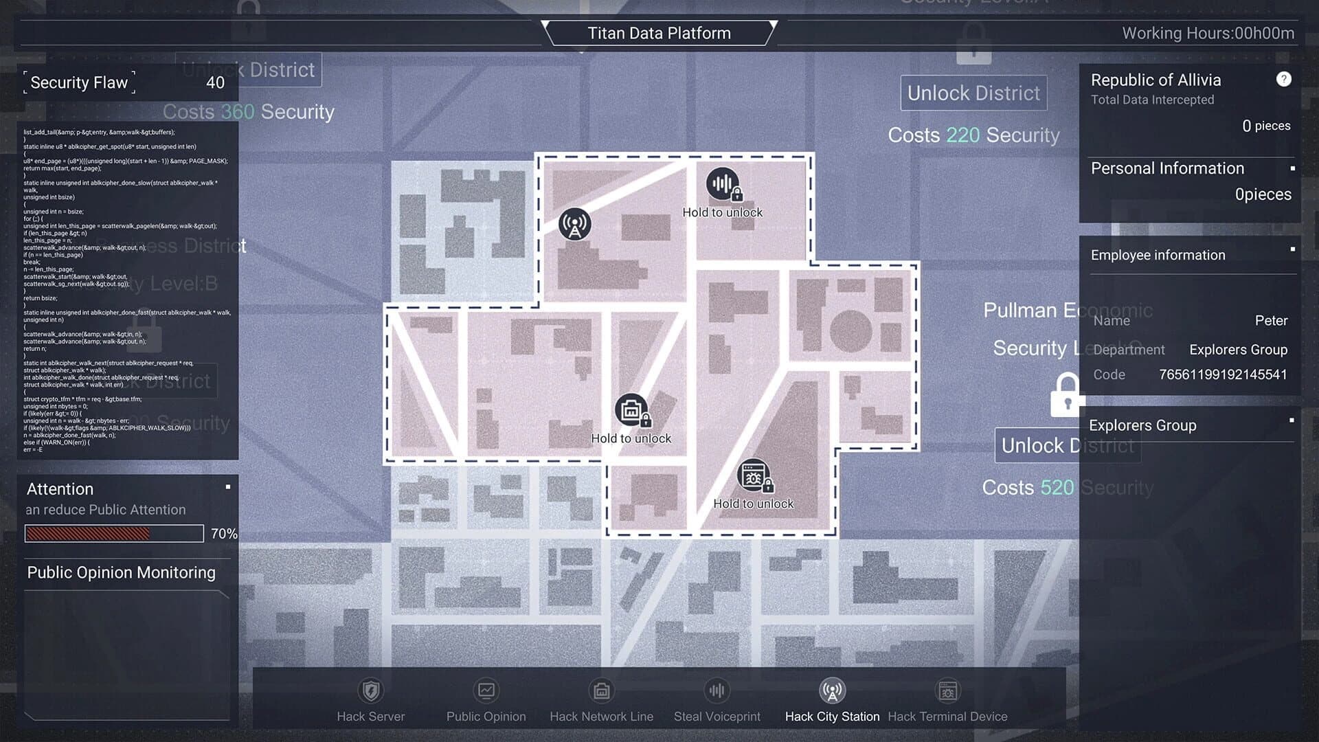 Cyber Manhunt: A Company Man of Titan screenshot 1