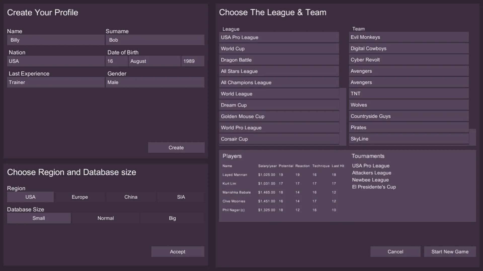 Cyber Team Manager screenshot 2