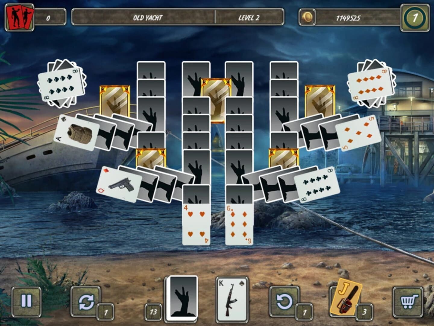 Dangerous Solitaire: Zombie Fever screenshot 2
