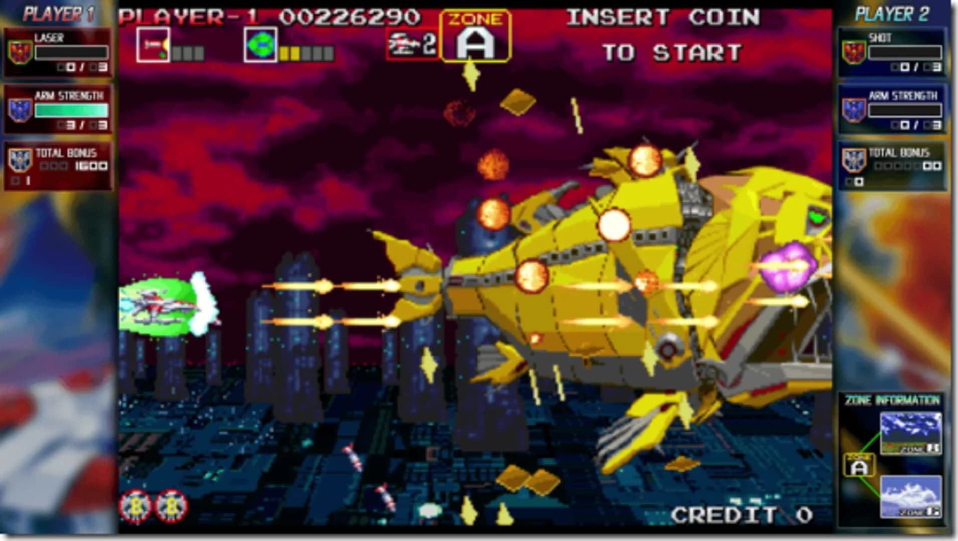 Darius Cozmic Collection screenshot 3