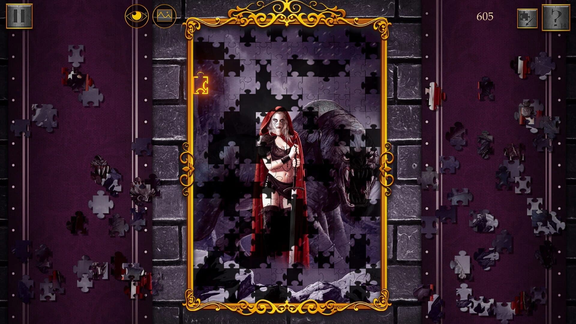 Dark Fantasy: Epic Jigsaw Puzzle screenshot 1