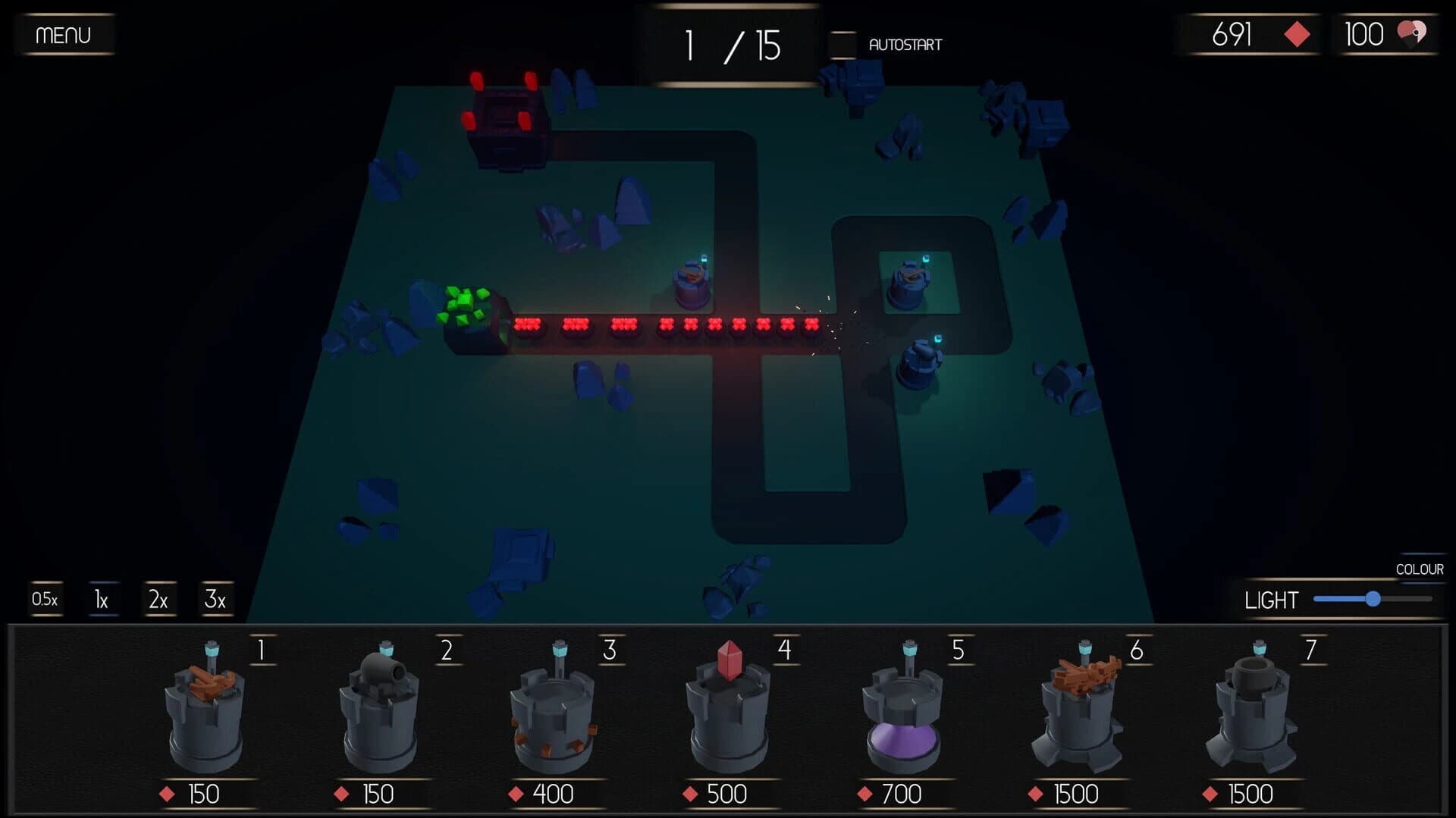 Dark Gem Tower Defense screenshot 3