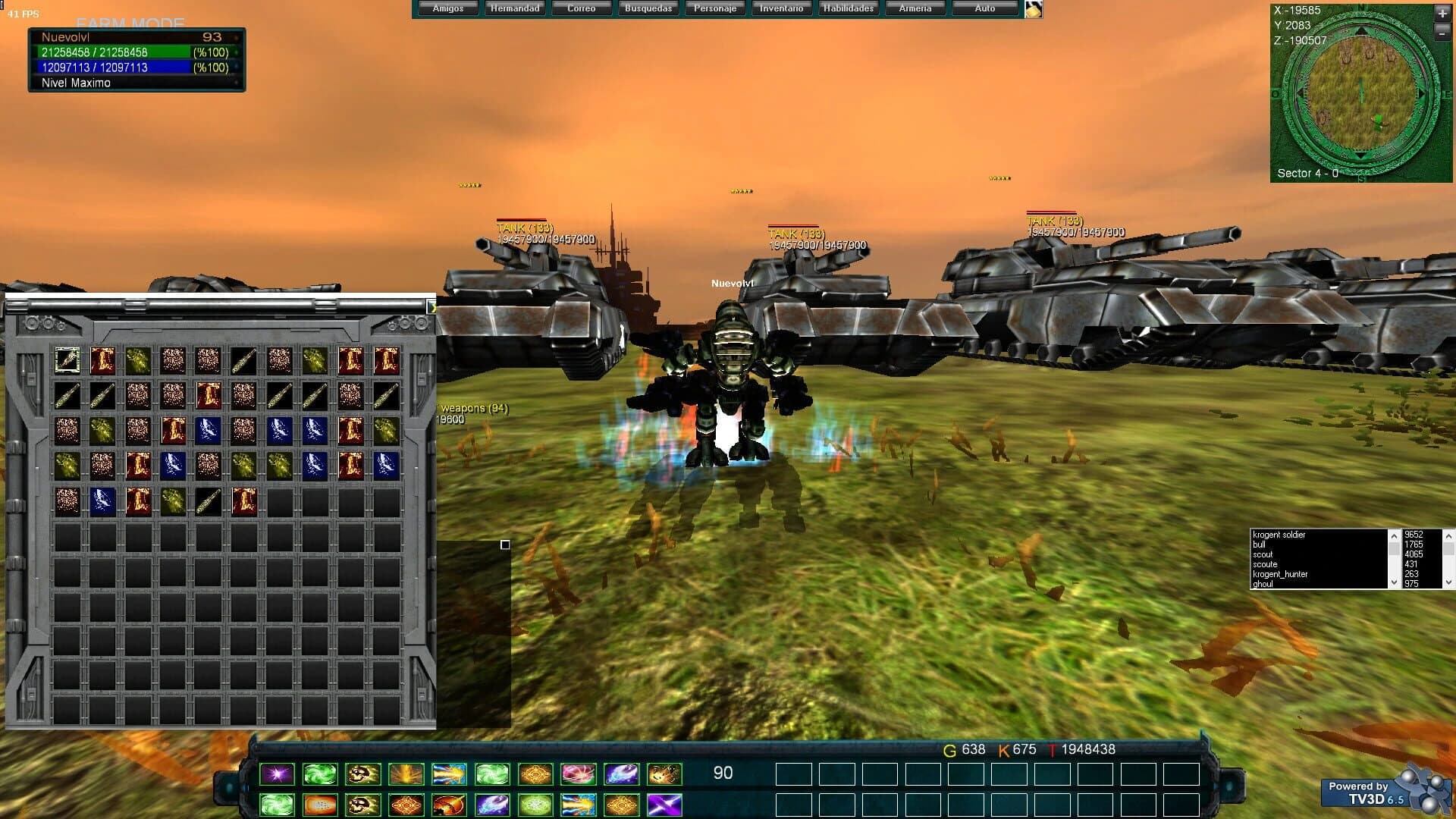 Dark War Online screenshot 1