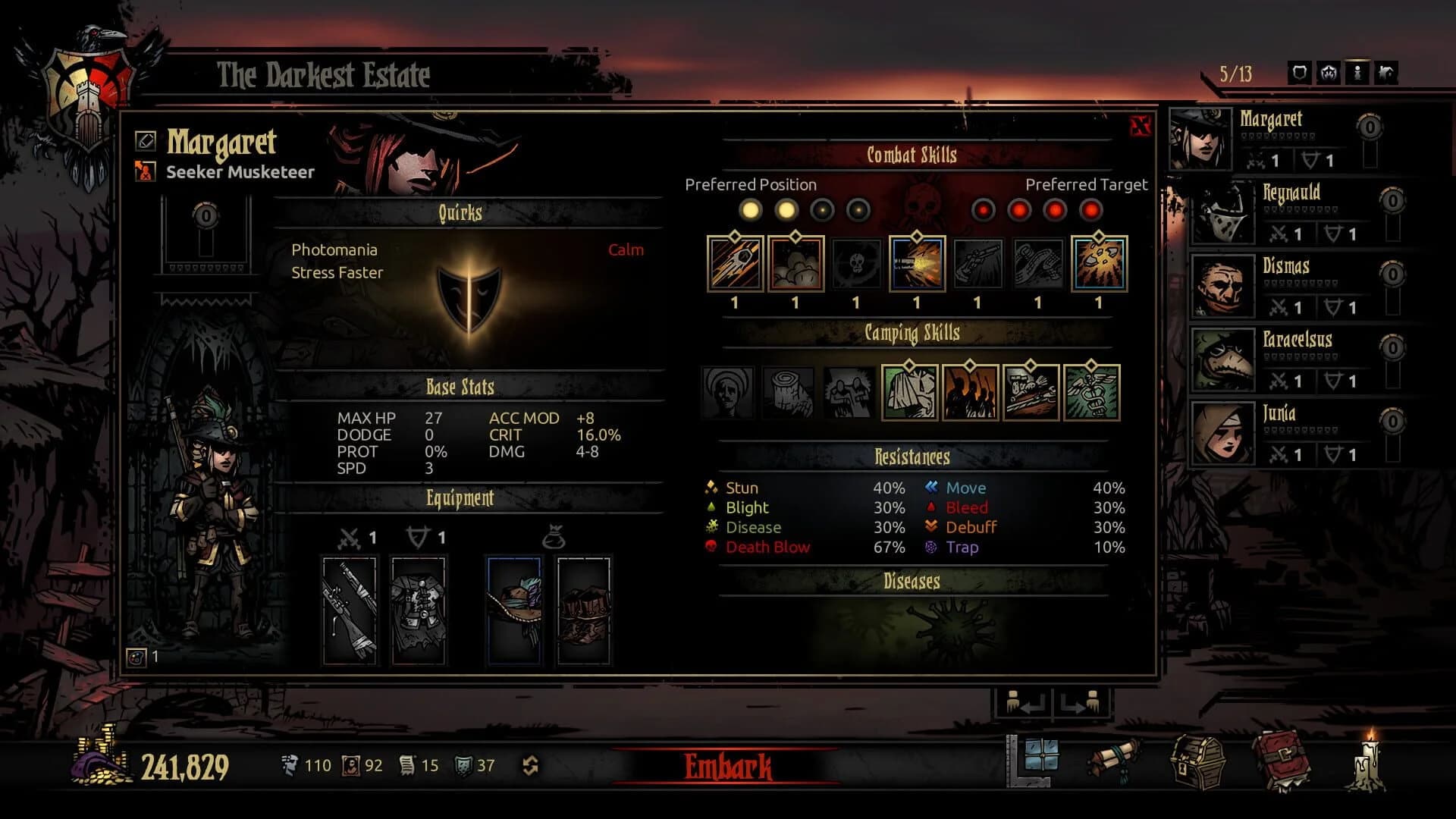 Darkest Dungeon: The Musketeer screenshot 2