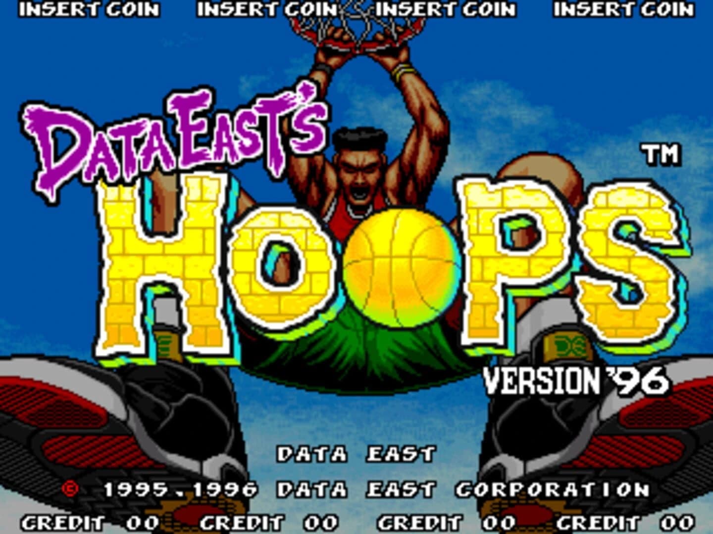 Data East's Hoops screenshot 1