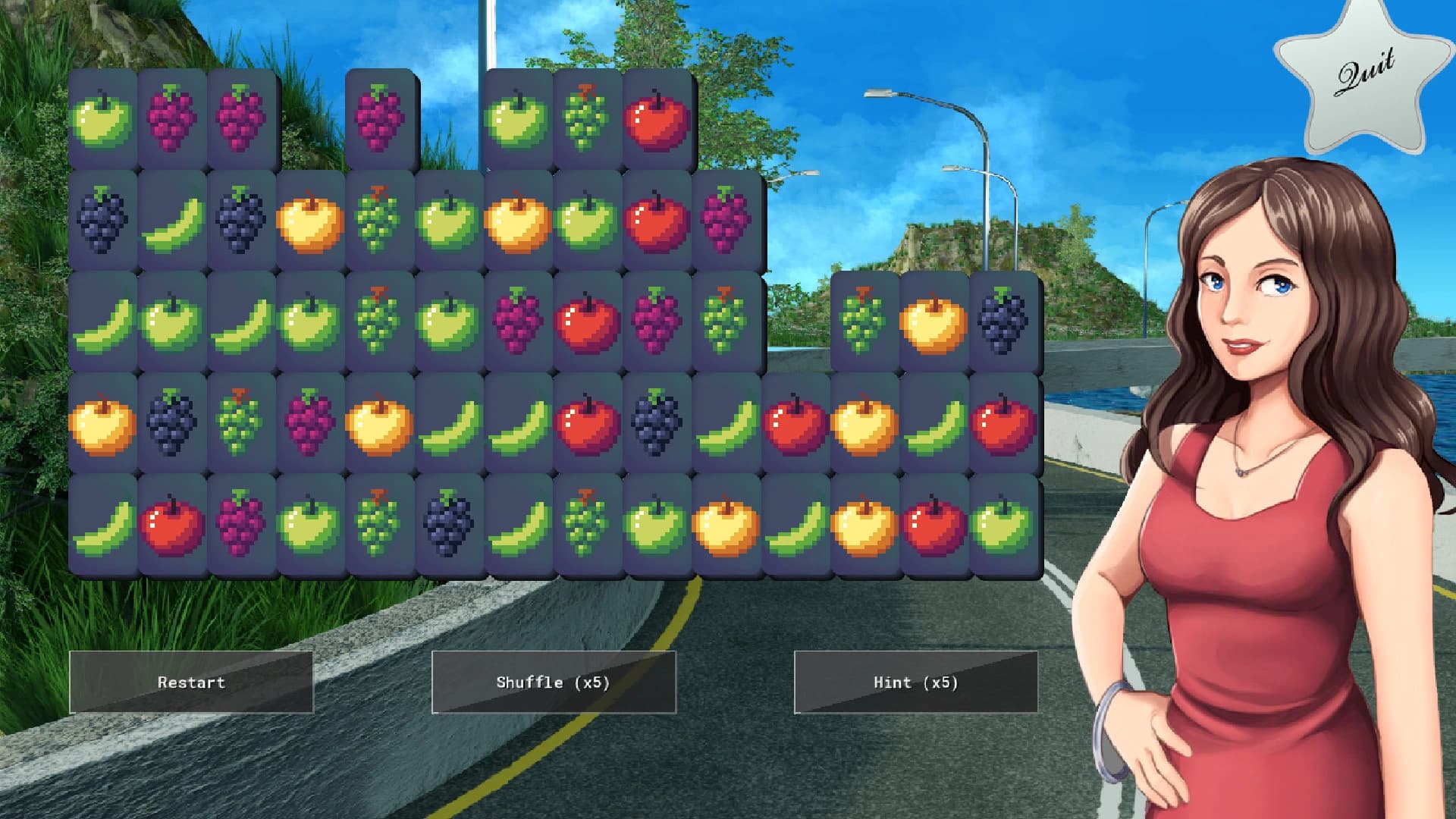 Date With a Girl: Mahjong screenshot 2