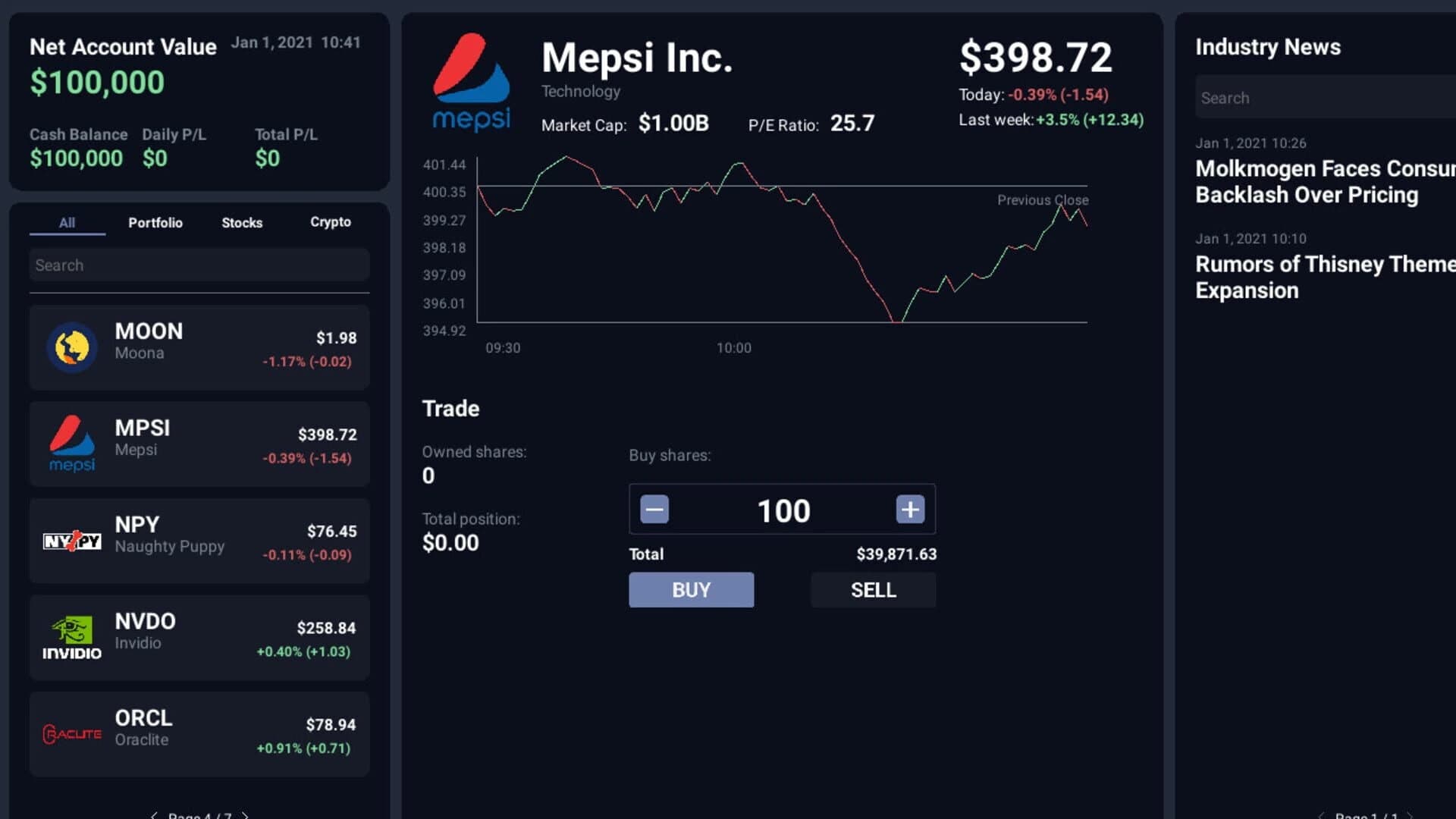 Day Trader Tycoon screenshot 1