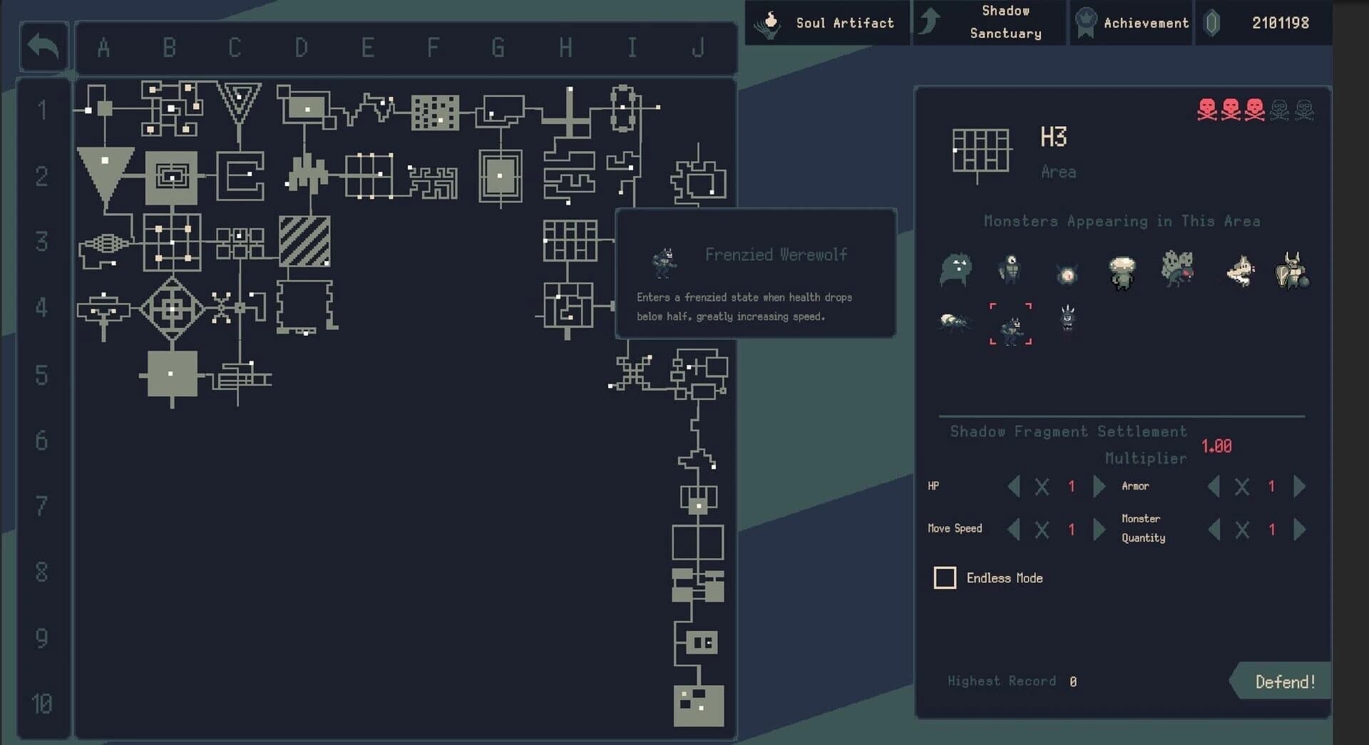 Dead Soul Tower Defense: Shadow Labyrinth screenshot 1