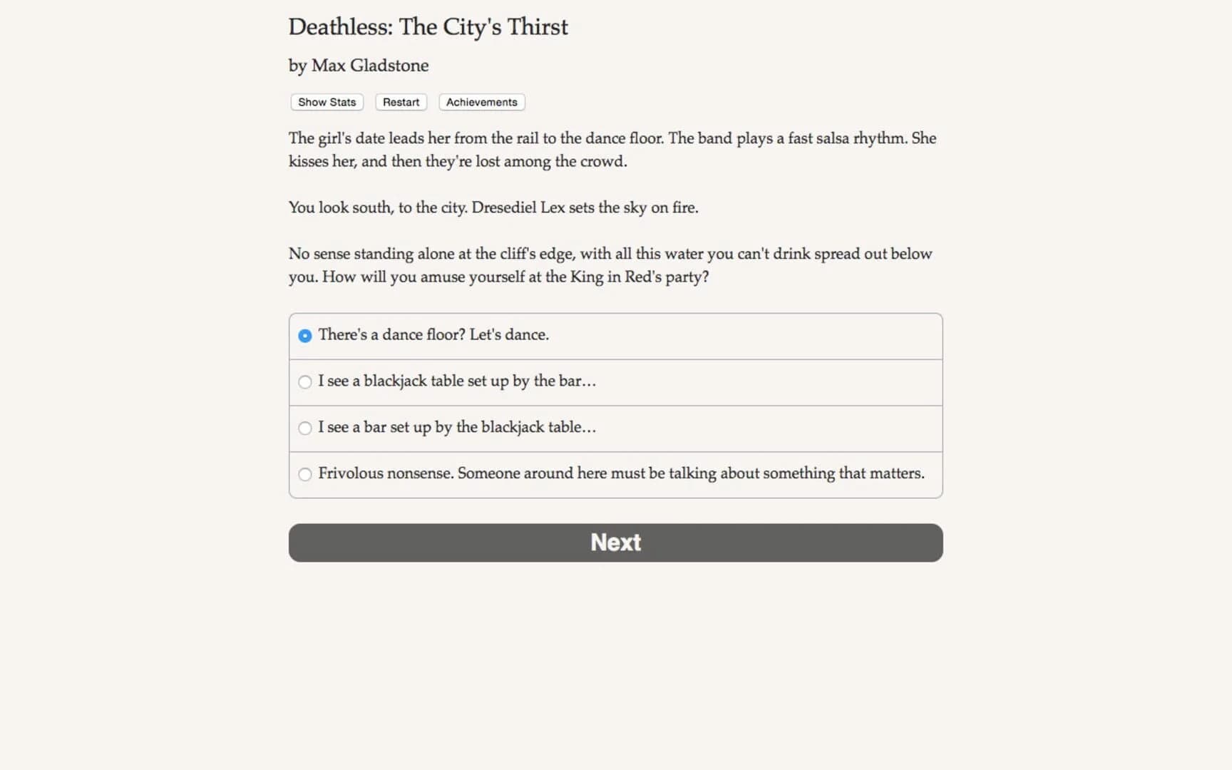 Deathless: The City's Thirst screenshot 3