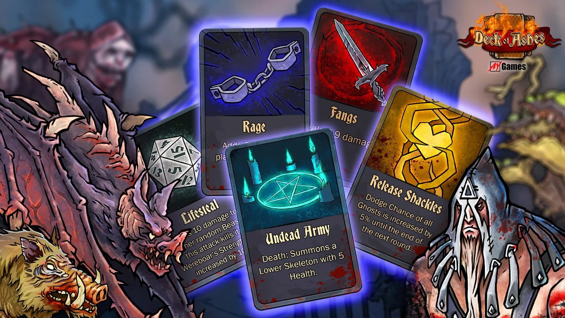 Deck of Ashes screenshot 1