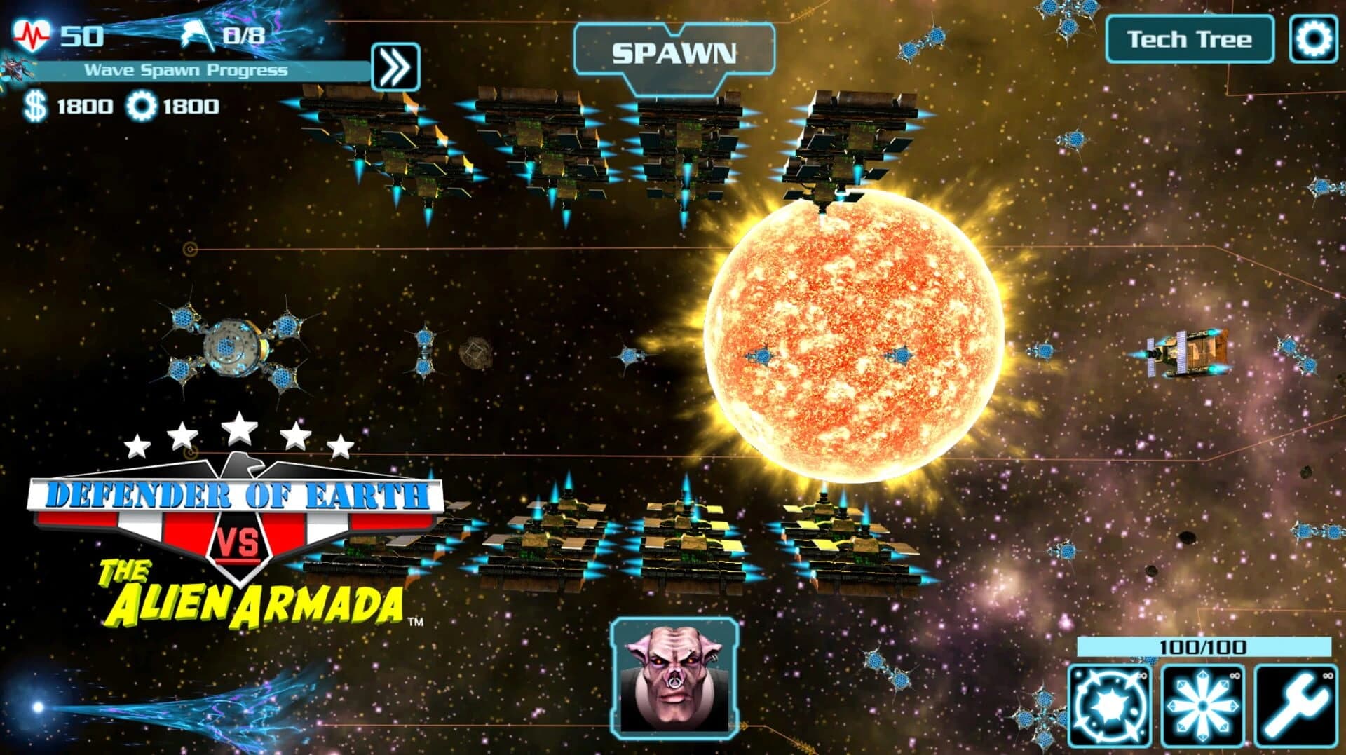 Defender of Earth vs. The Alien Armada screenshot 4