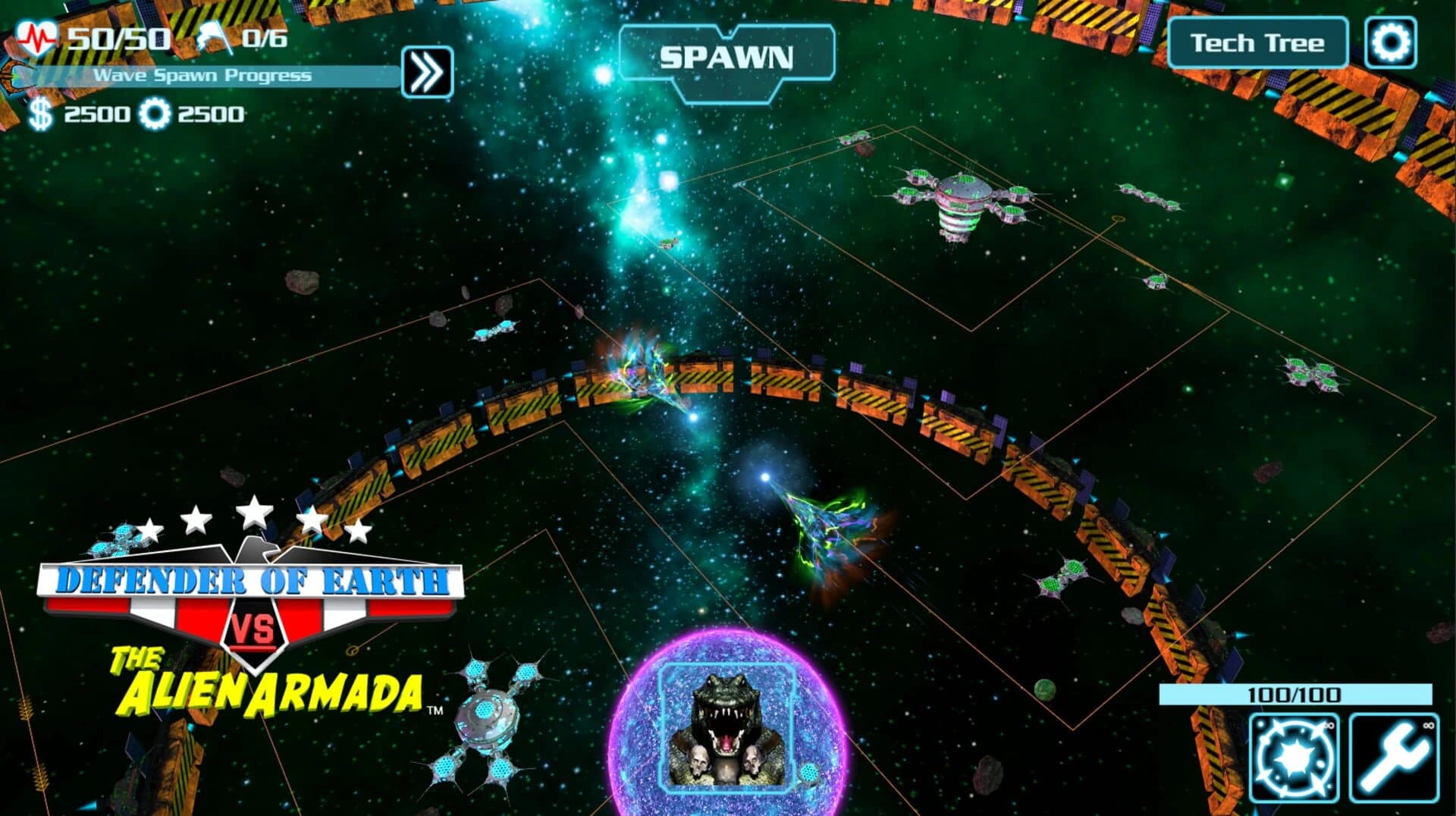 Defender of Earth vs. The Alien Armada screenshot 2