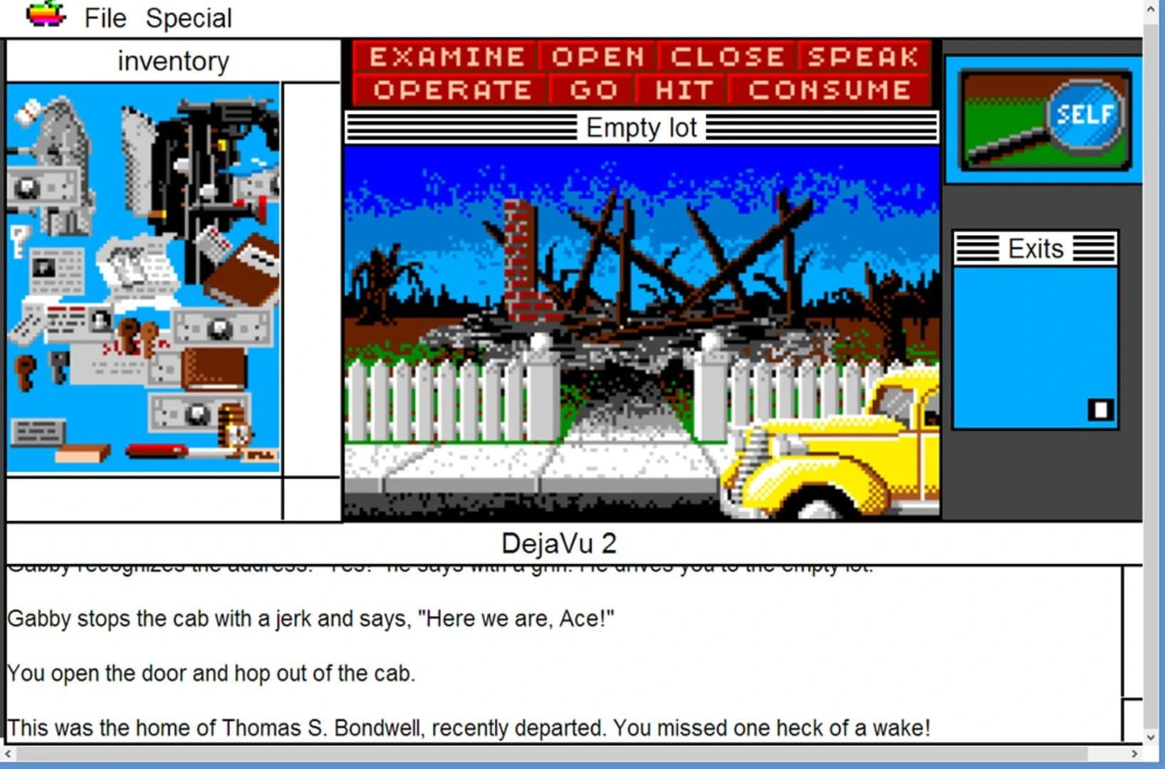 Deja Vu II: MacVenture Series screenshot 1